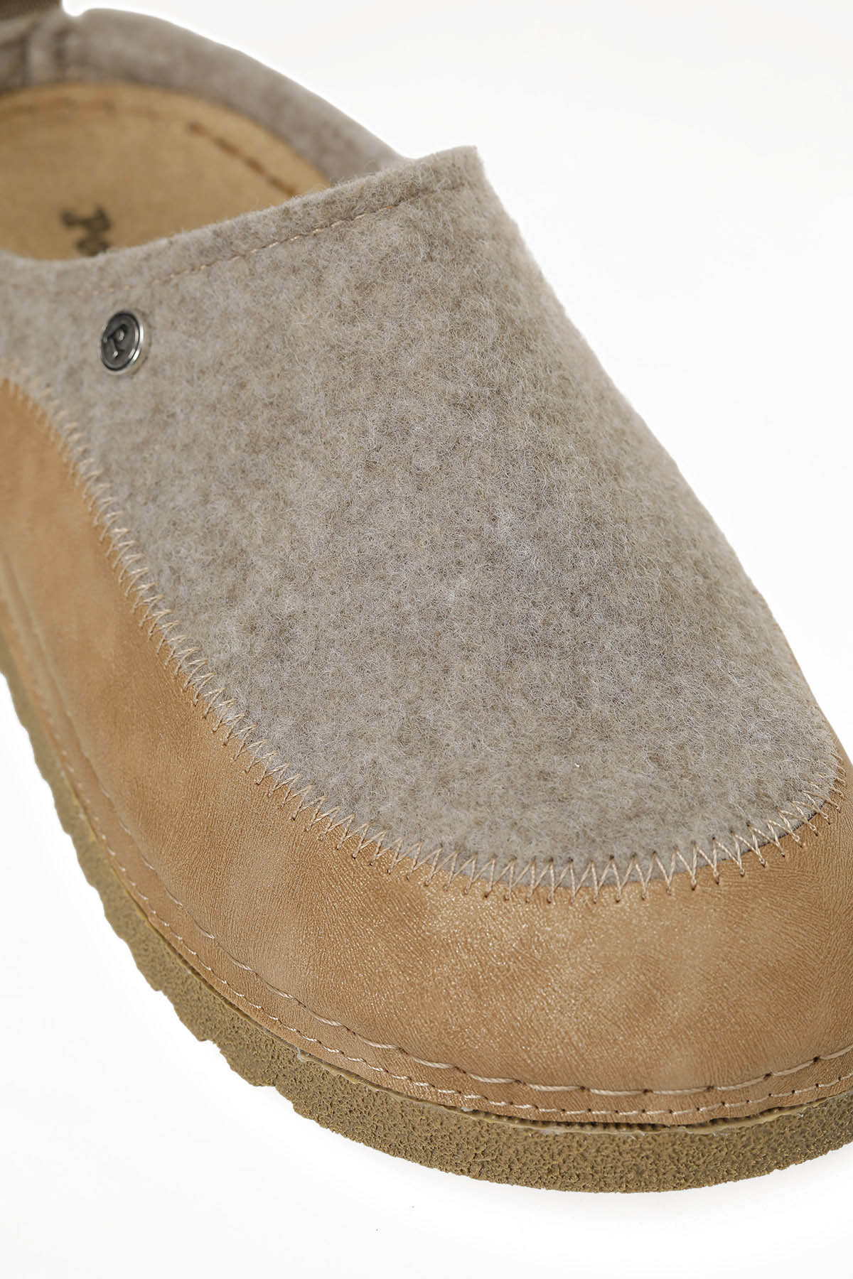 Polaris 609042.Z5PR Bej Kadın Sabo Terlik - Görsel 8