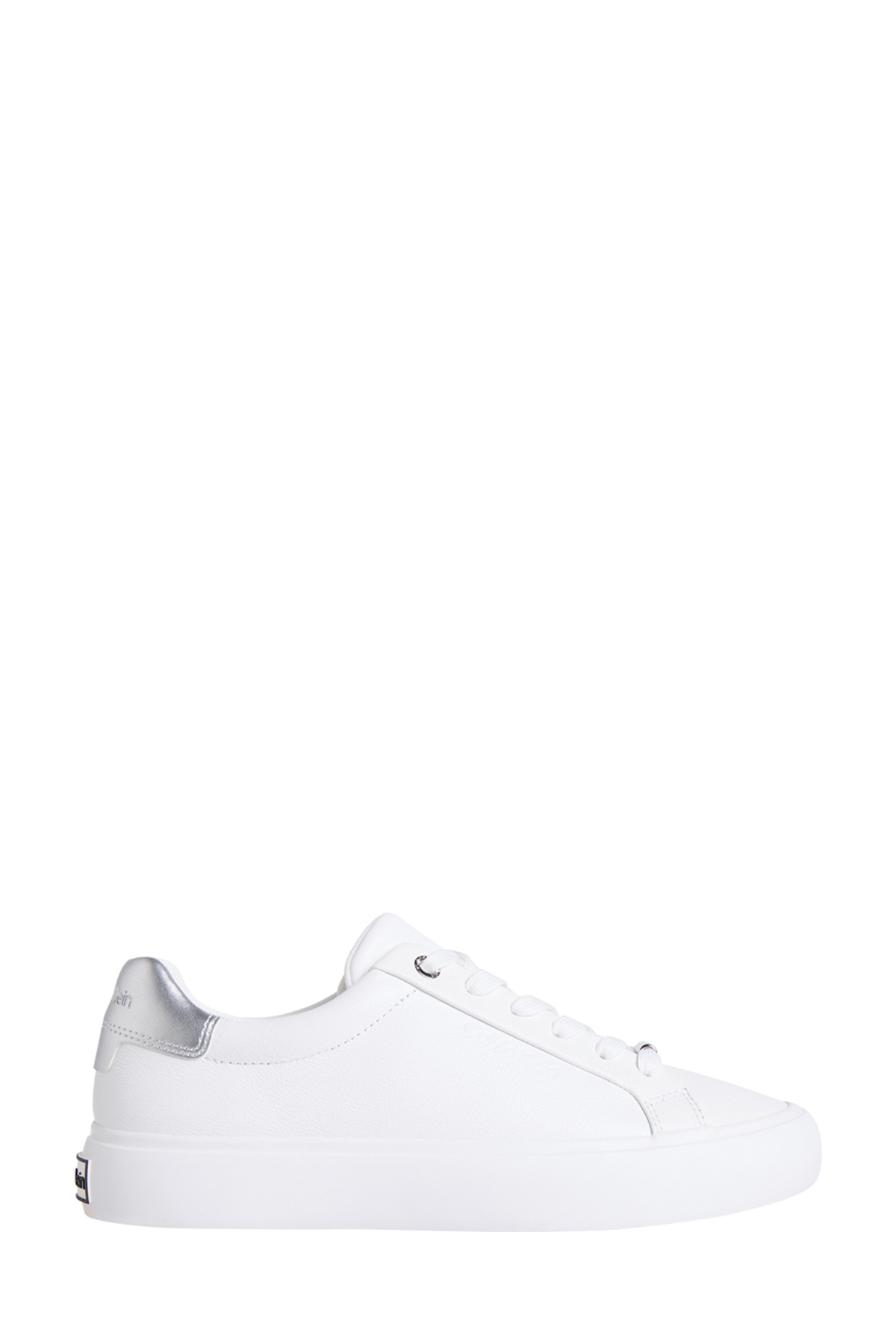 LACE UP SNEAKER W/SILVER Beyaz Kadın Sneaker - Görsel 2