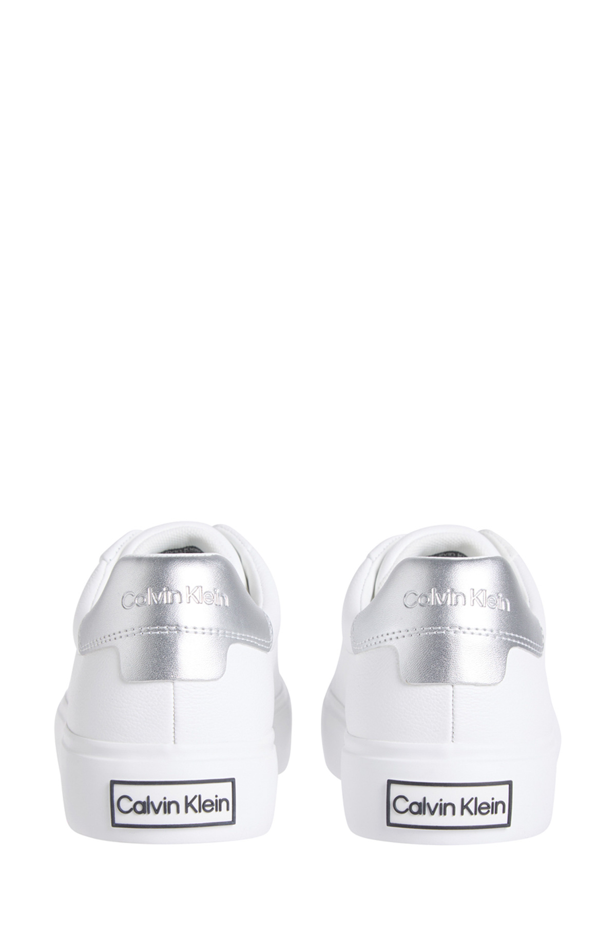 LACE UP SNEAKER W/SILVER Beyaz Kadın Sneaker - Görsel 4