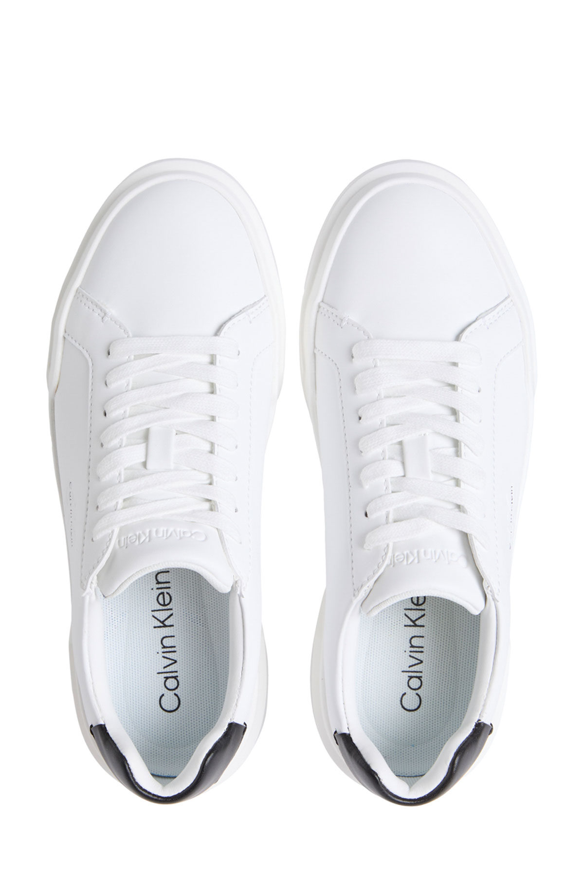 CHUNKY CUPSOLE LACEUP LTH Beyaz Kadın Sneaker - Görsel 5