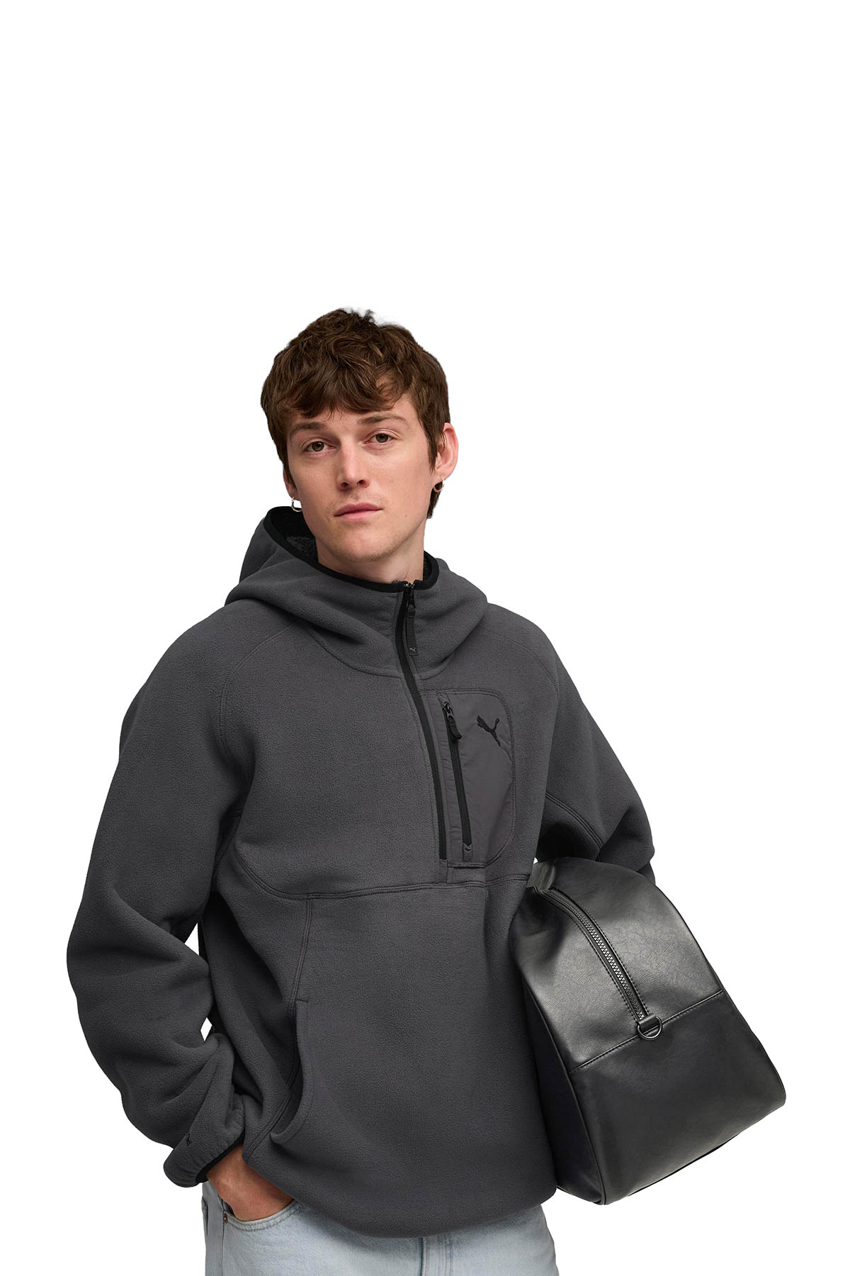 TECH Half Zip Hoodie KOYU ANTRASIT Erkek Sweatshirt Fiyatları