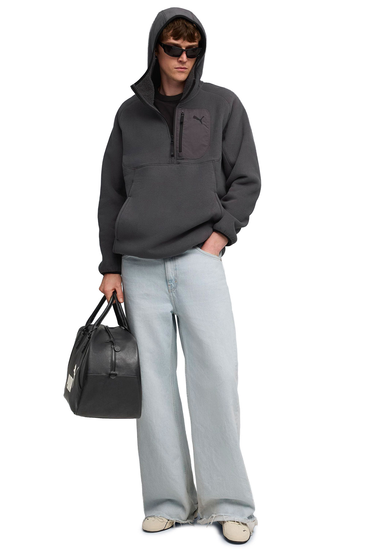 TECH Half Zip Hoodie KOYU ANTRASIT Erkek Sweatshirt Fiyatları