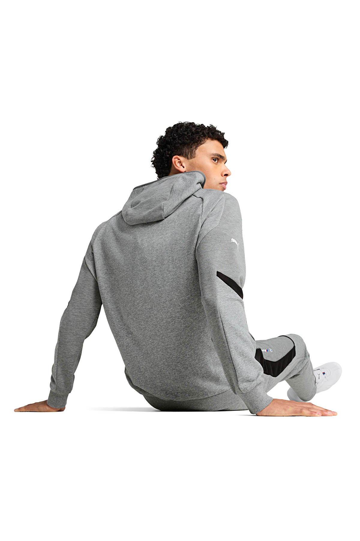 BMW MMS HOODED SWEAT JAC Gri Erkek Fermuarlı Sweatshirt Fiyatları