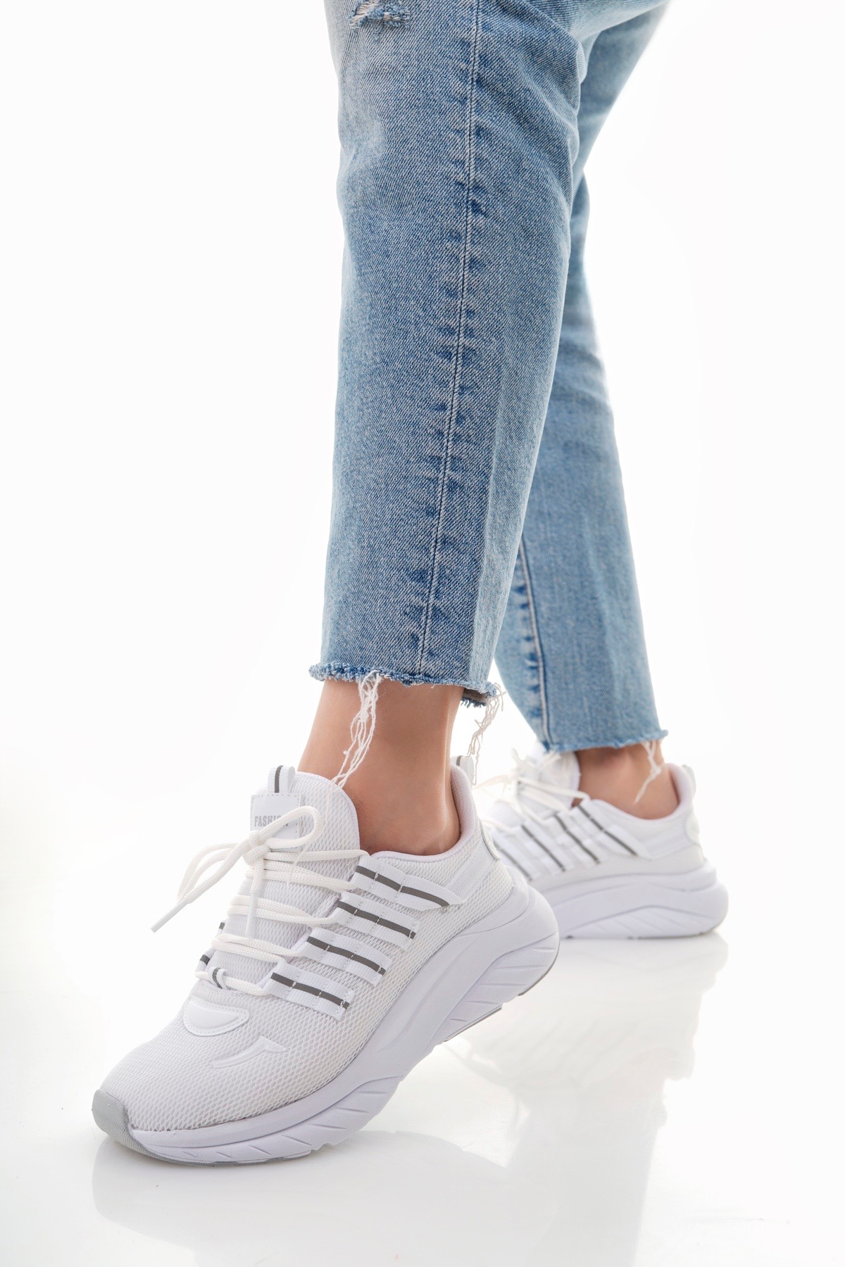 2109 SNEAKER HAFİF ÇİFT RENKLİ TABAN - Görsel 3