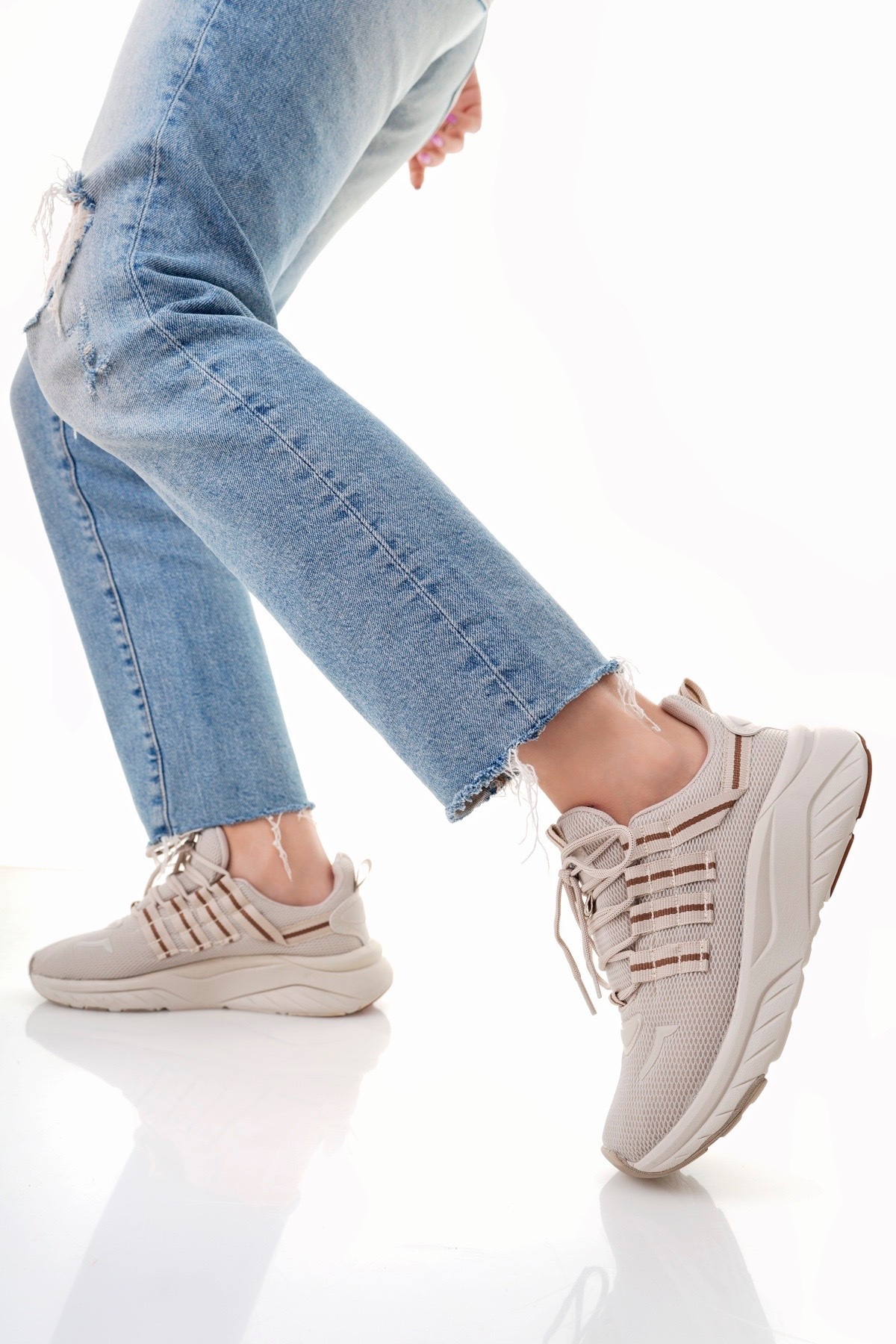 2109 SNEAKER HAFİF ÇİFT RENKLİ TABAN - Görsel 3