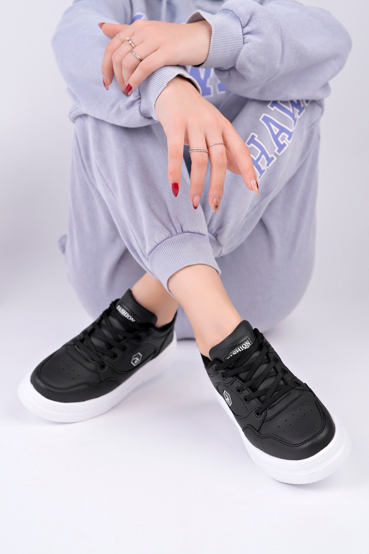 2021 Ortopedi Sararmaz Taban Sneaker Ayakkabı - Görsel 4