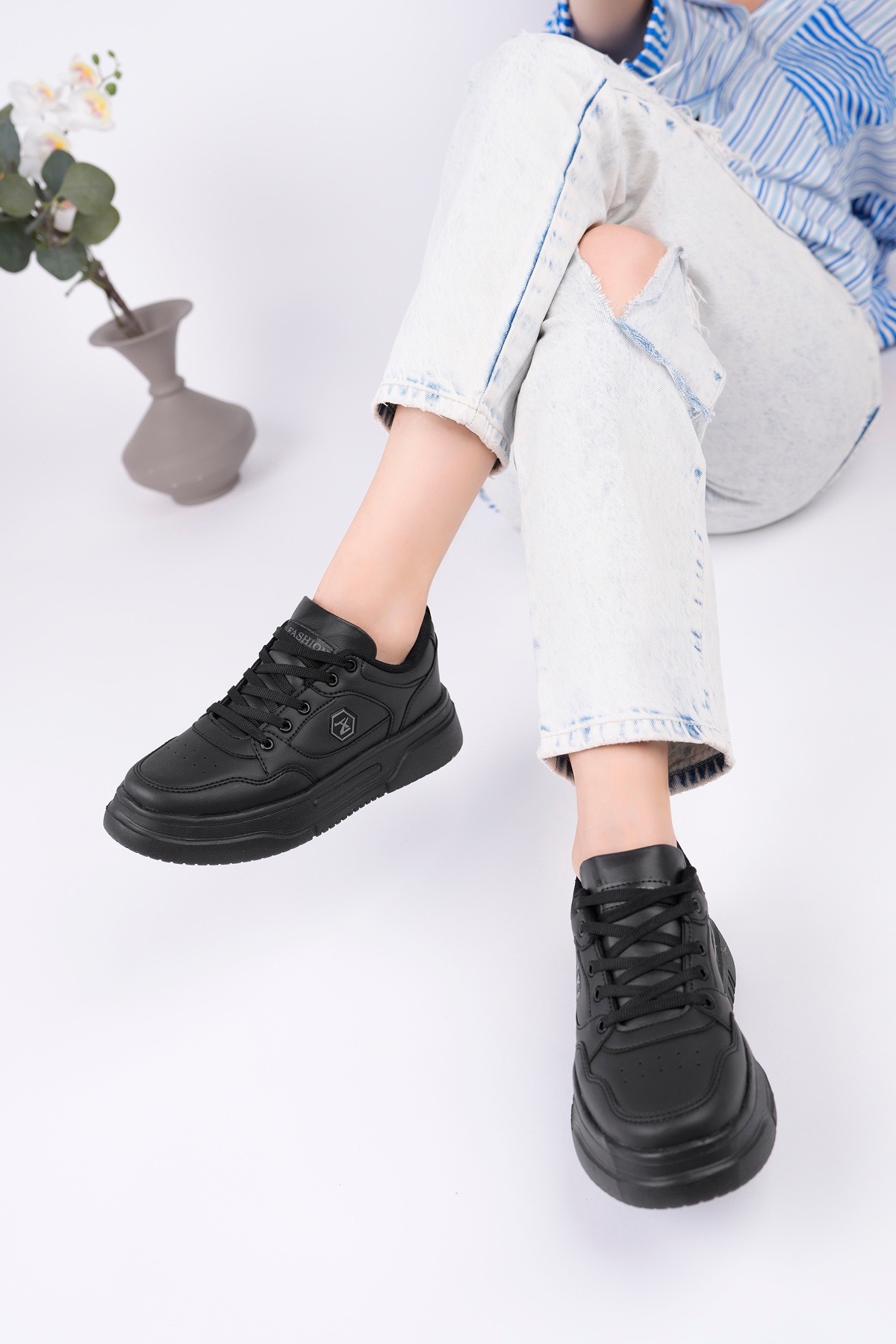 2021 Ortopedi Sararmaz Taban Sneaker Ayakkabı - Görsel 3