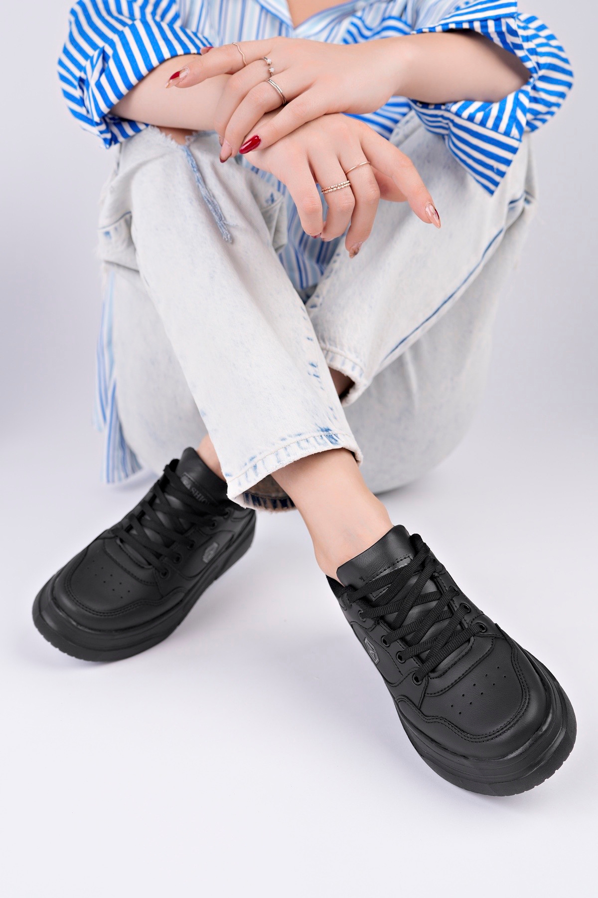 2021 Ortopedi Sararmaz Taban Sneaker Ayakkabı - Görsel 4