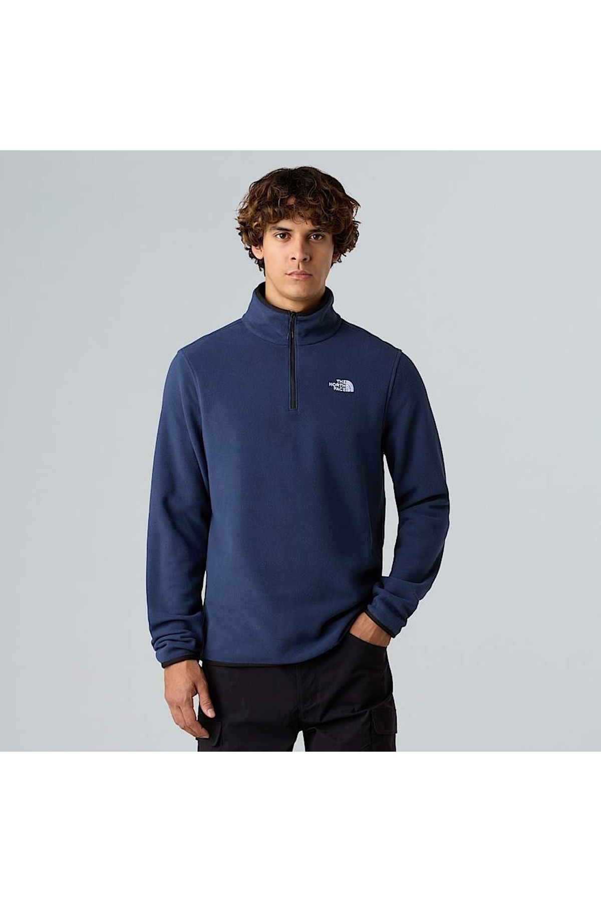Glacier Fleece Erkek Lacivert Dik Yaka Sweatshirt Fiyatları | Flo