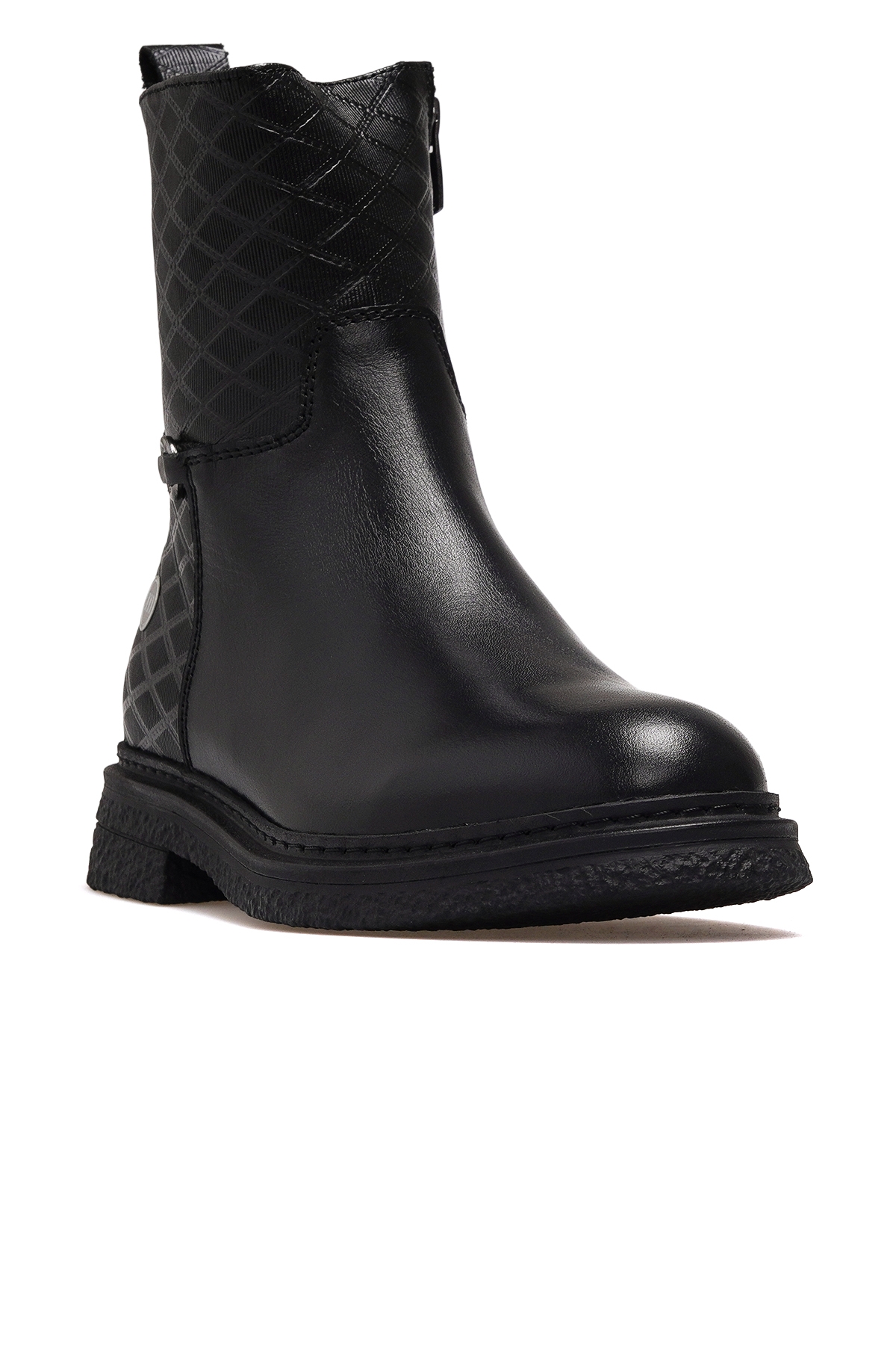 Kadın Hakiki Deri Casual Günlük Bot 25k D25kb-8585 Z Siyah - Görsel 5