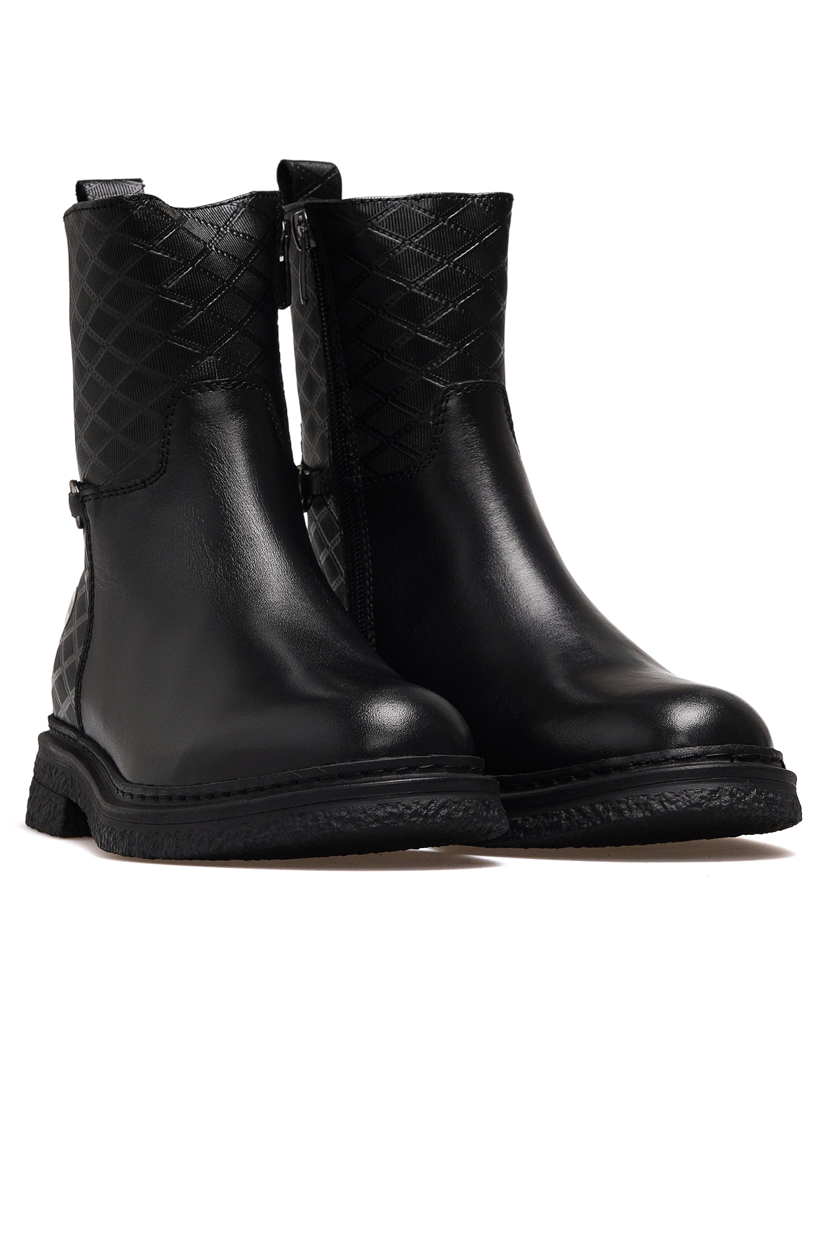 Kadın Hakiki Deri Casual Günlük Bot 25k D25kb-8585 Z Siyah - Görsel 6