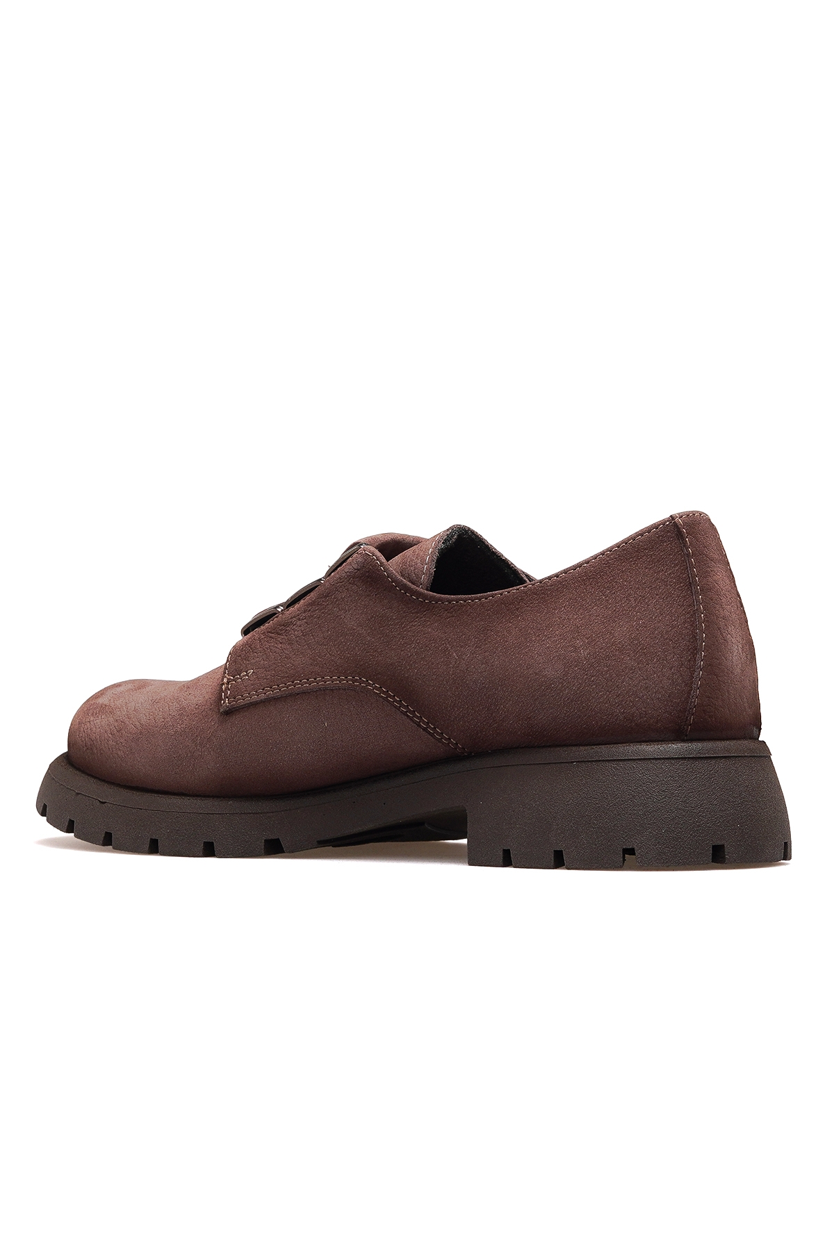 Kadın Hakiki Deri Casual Günlük Ayakkabı 25k D25ka-860 Z Vizon Nubuk - Görsel 4