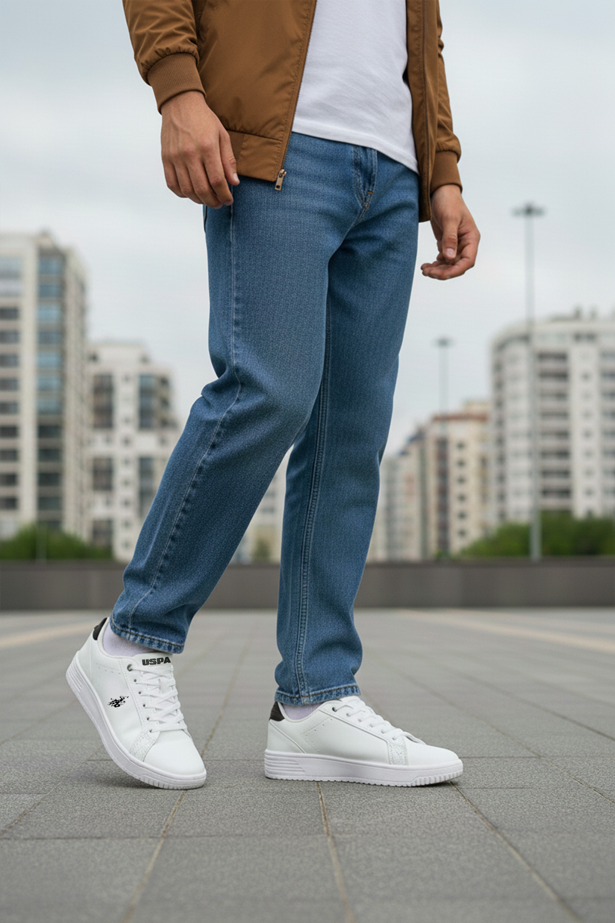 COST 5PR Beyaz Erkek Sneaker - Görsel 3