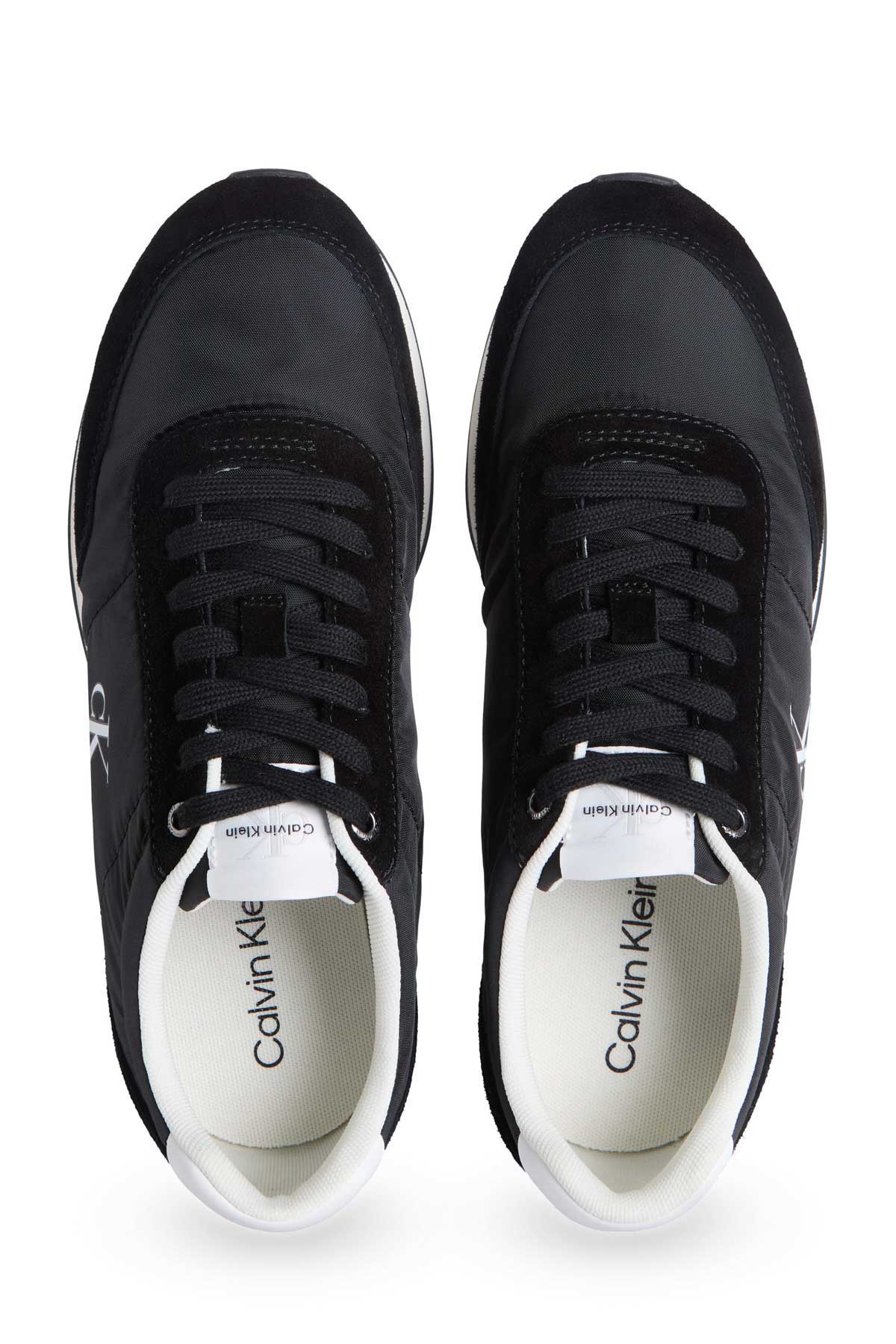 Calvin Klein RETRO RUNNER ESS MIX MAT Siyah Erkek Sneaker - Görsel 5