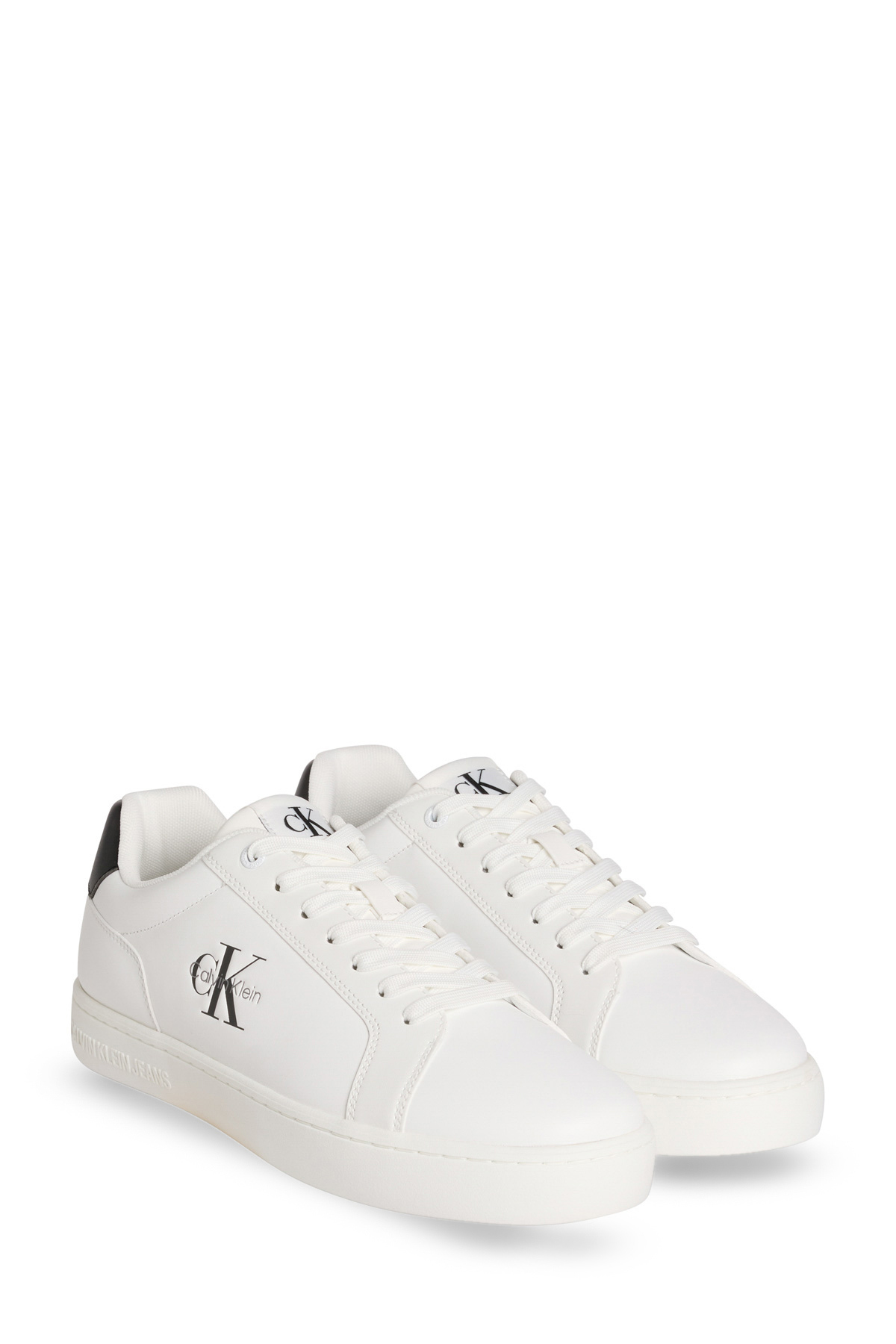 Calvin Klein CLASSIC CUPSOLE MONO LTH Beyaz Erkek Sneaker - Görsel 3