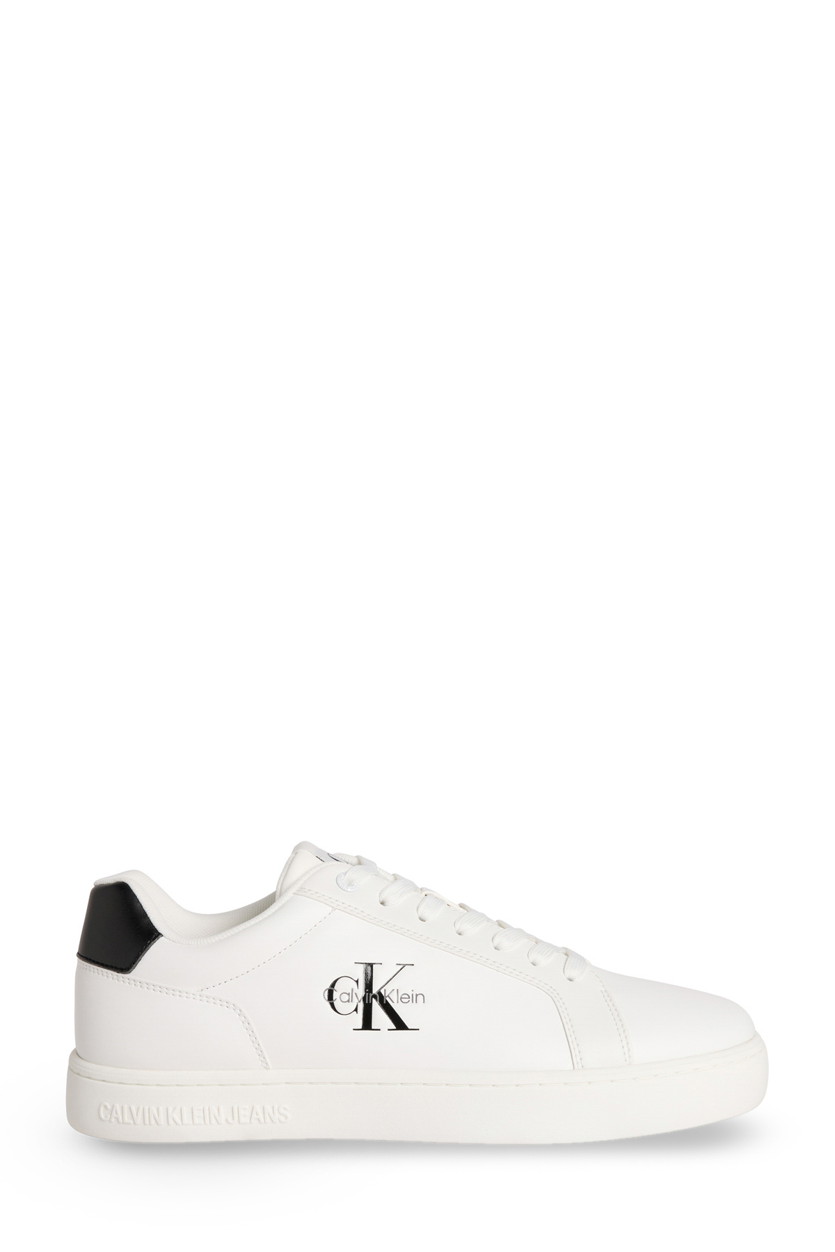 Calvin Klein CLASSIC CUPSOLE MONO LTH Beyaz Erkek Sneaker - Görsel 2
