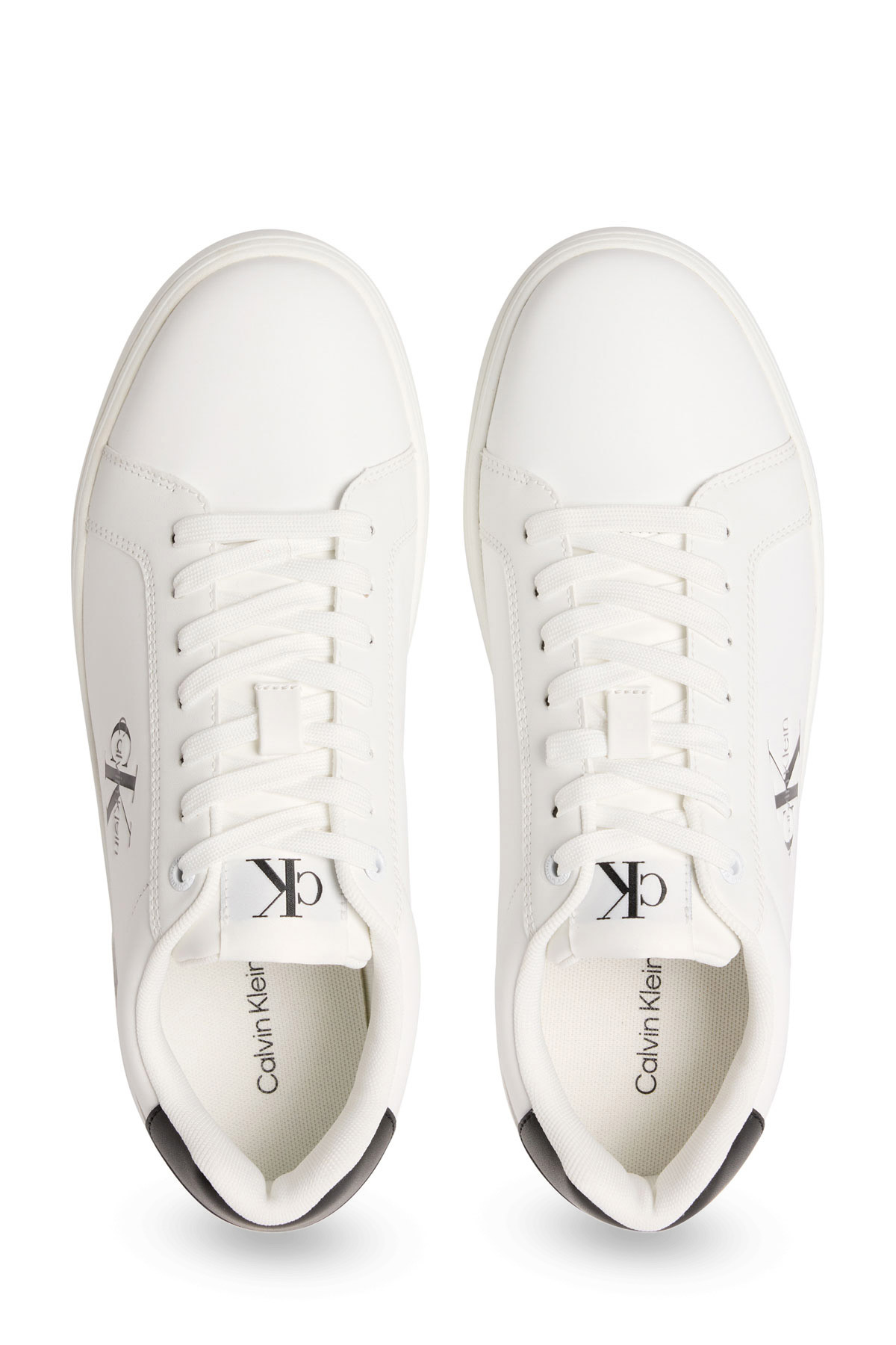 Calvin Klein CLASSIC CUPSOLE MONO LTH Beyaz Erkek Sneaker - Görsel 5