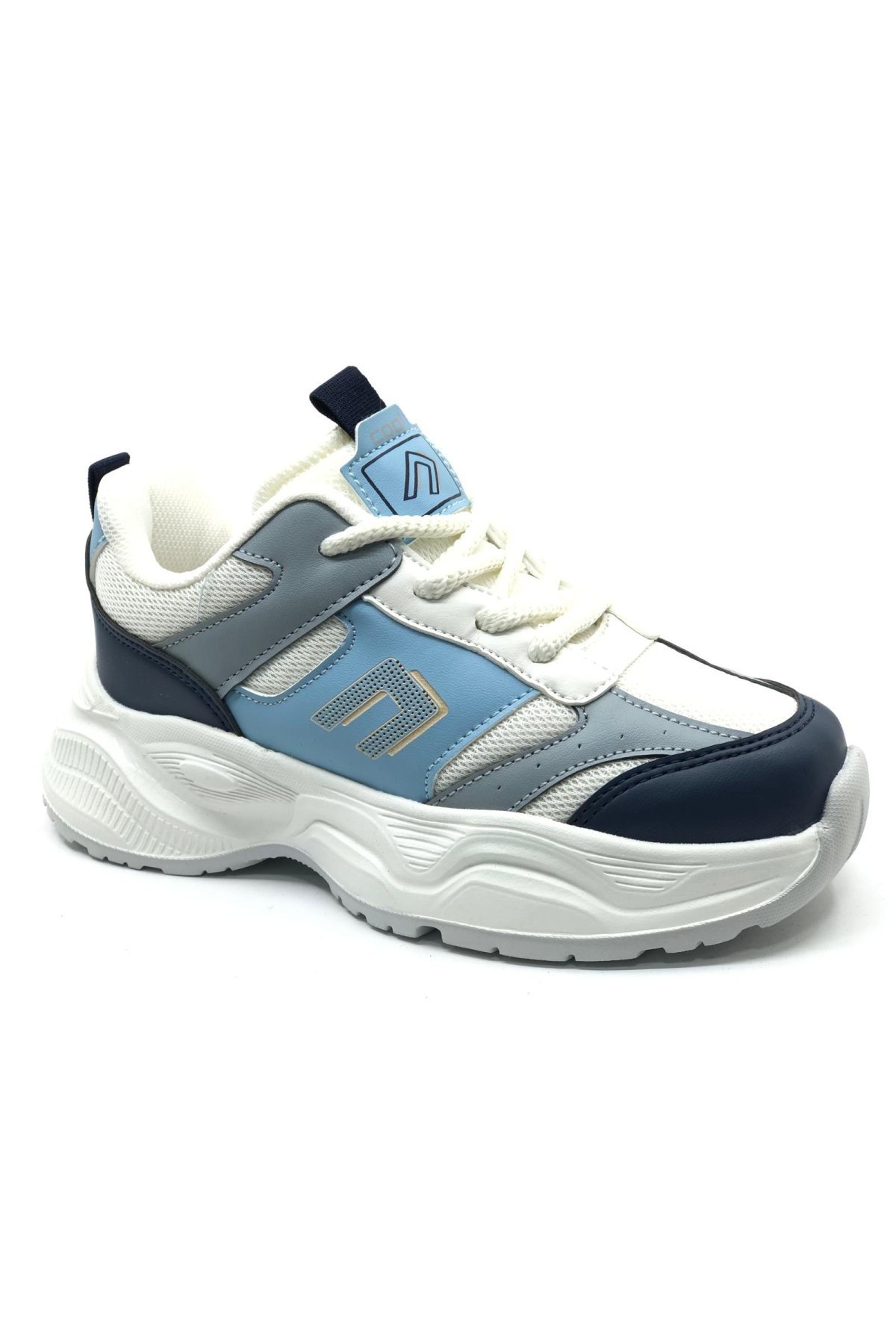 Birian Bağcık Görünümlü Cırt Cırtlı Sneaker Ortopedik Çocuk Spor Ayakkabı - Görsel 2