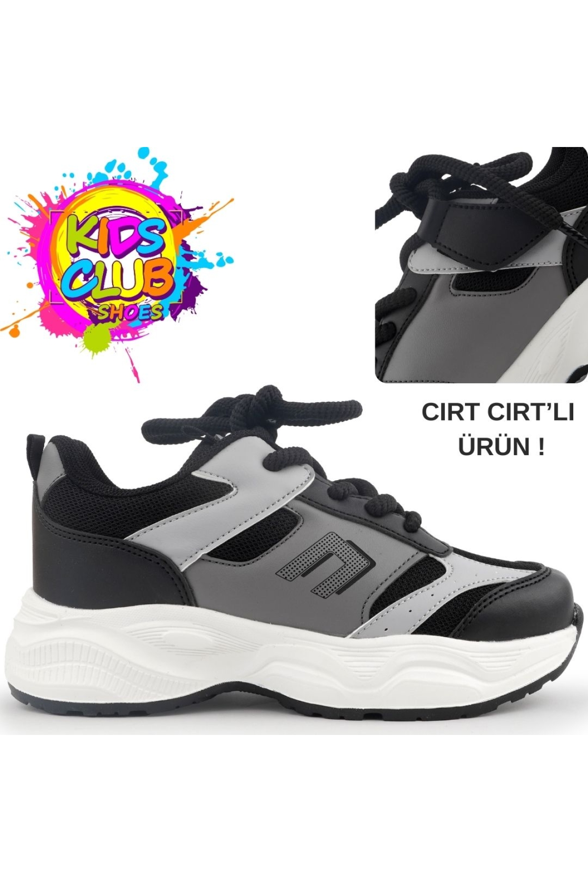 Birian Bağcık Görünümlü Cırt Cırtlı Sneaker Ortopedik Çocuk Spor Ayakkabı - Görsel 3
