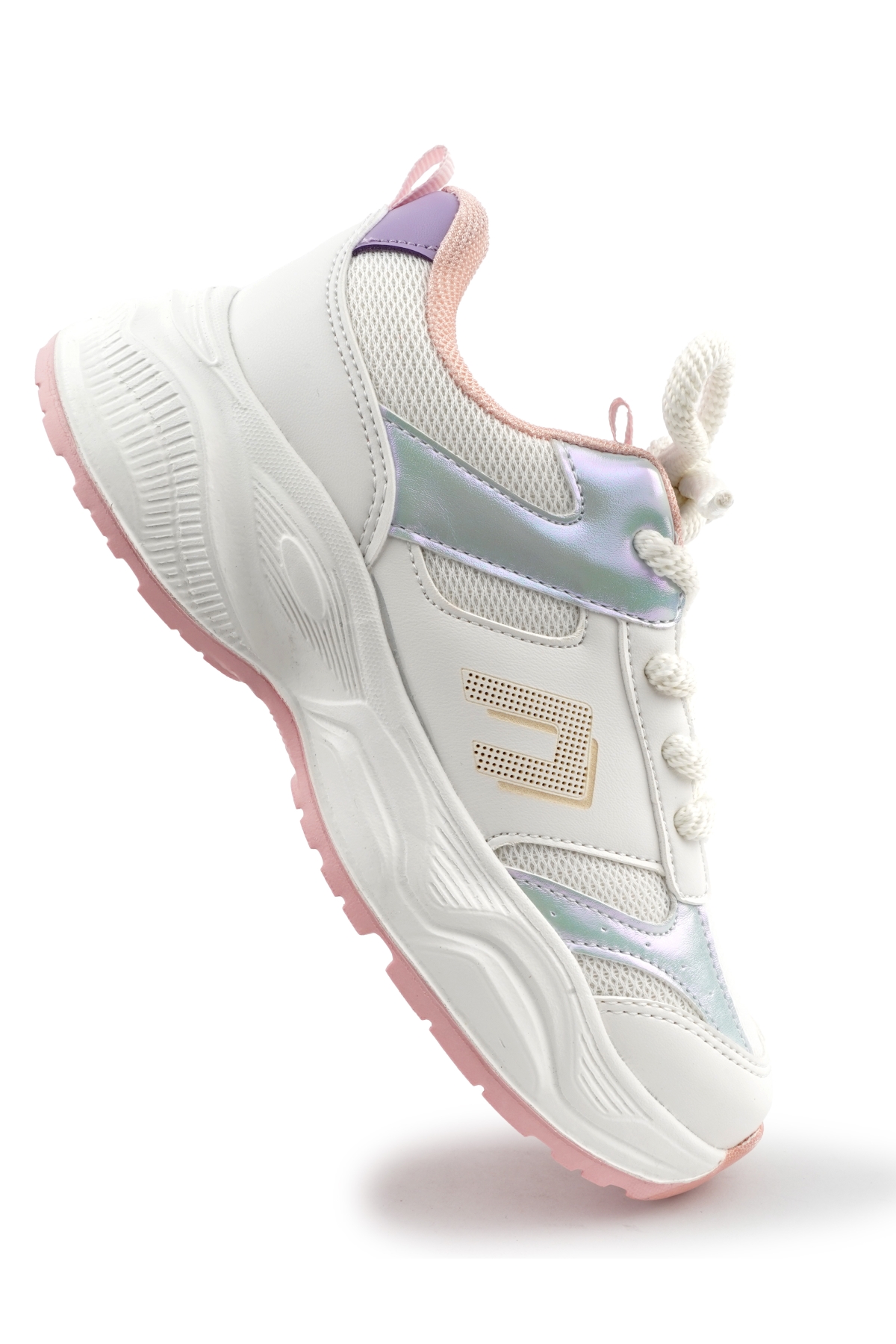 Birian Bağcık Görünümlü Cırt Cırtlı Sneaker Ortopedik Çocuk Spor Ayakkabı - Görsel 6