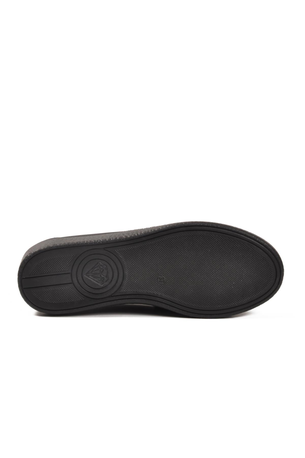 B-01 Z Siyah Hafif Esnek Kadın Babet - Görsel 6