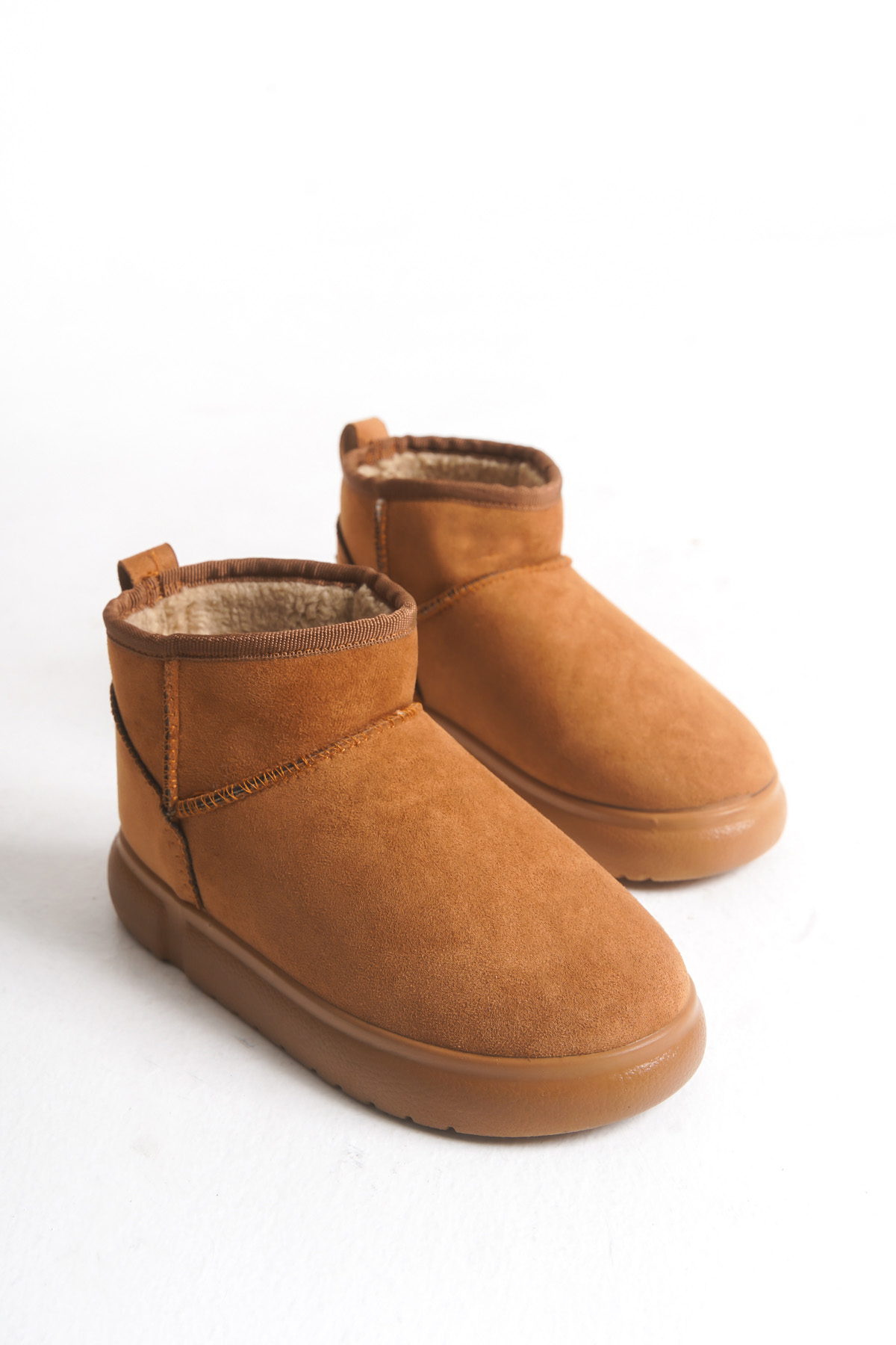 Kugu Kadın Kışlık Bot İçi Tüylü Taba - Görsel 3