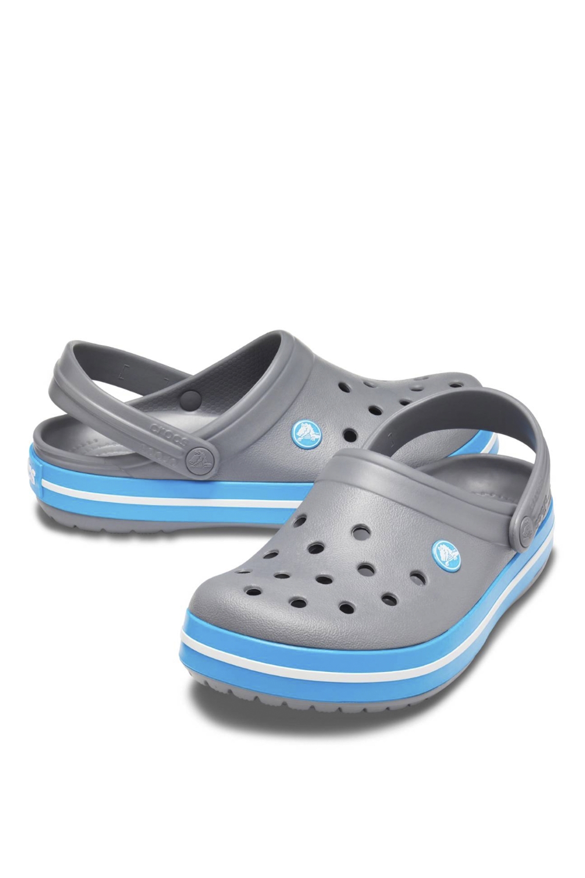 Crocband Erkek Günlük Sabo Rahat Terlik Mavi Beyaz - Görsel 3