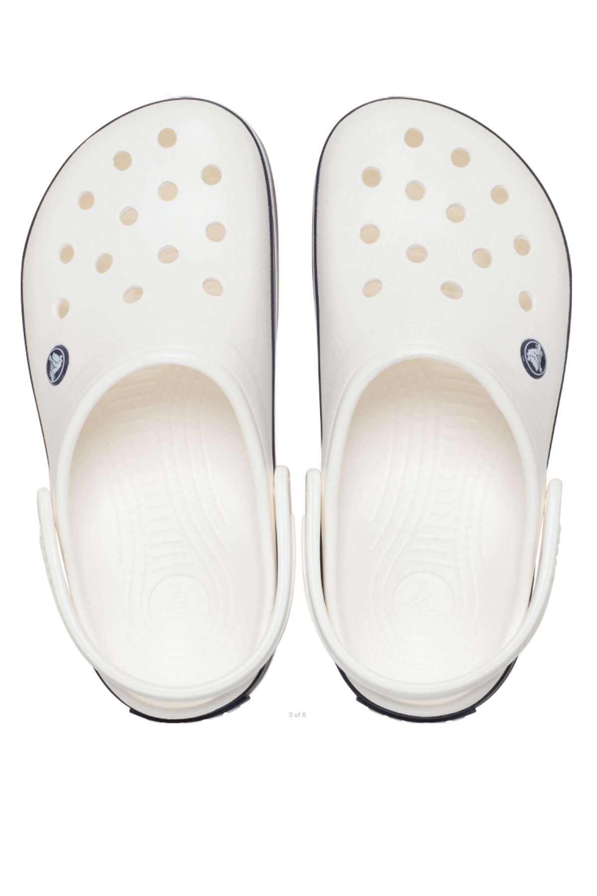 Crocband Günlük Unisex Terlik Beyaz Mavi - Görsel 4