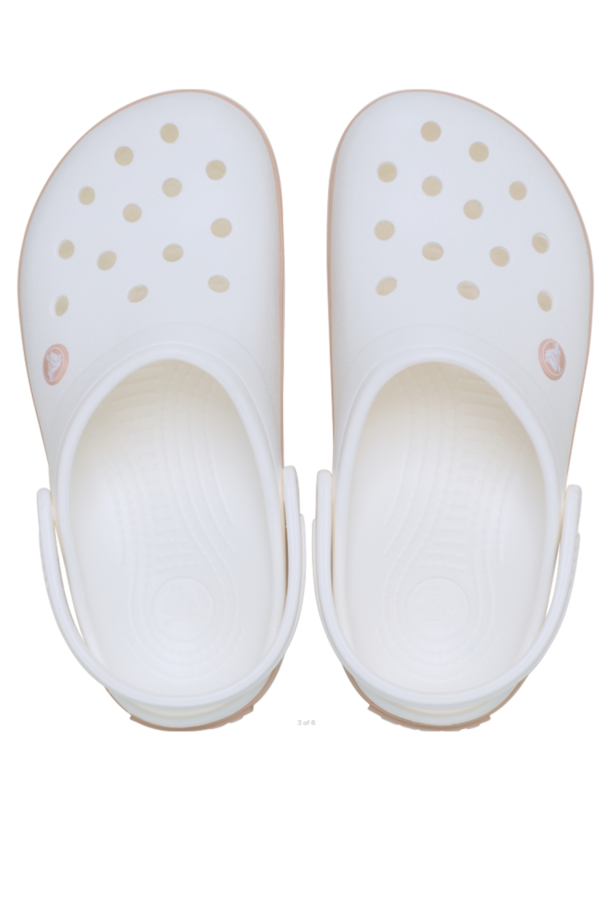 Crocband Günlük Unisex Terlik Beyaz Pembe - Görsel 4