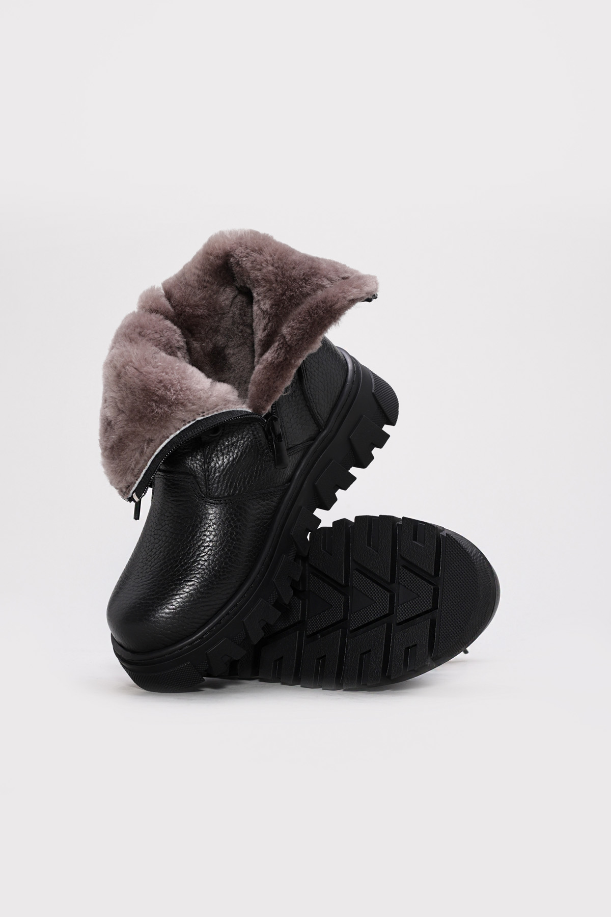 Hakiki Deri Kürklü Unisex Çocuk Klasik Bot 770KXA204 - Görsel 4