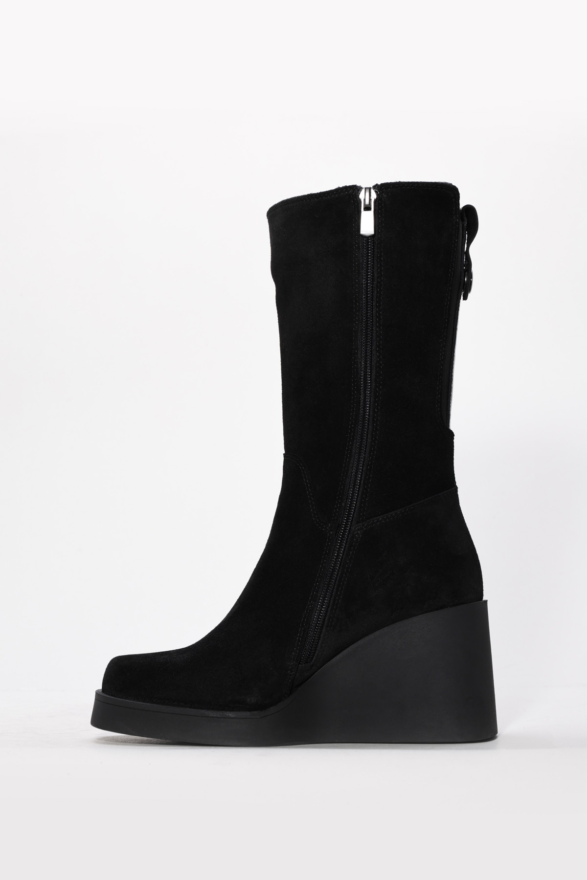 Hakiki Deri Kadın Dolgu Topuk Çizme 124SZA2501 - Görsel 10