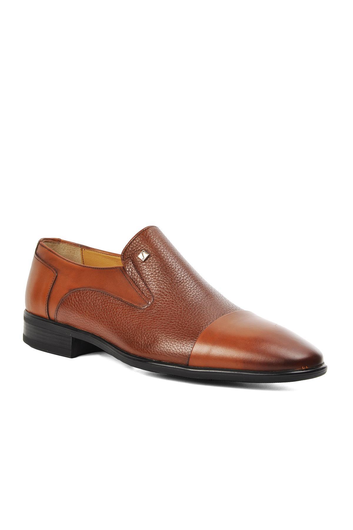 2809 Taba Hakiki Deri Erkek Klasik Ayakkabı - Görsel 2