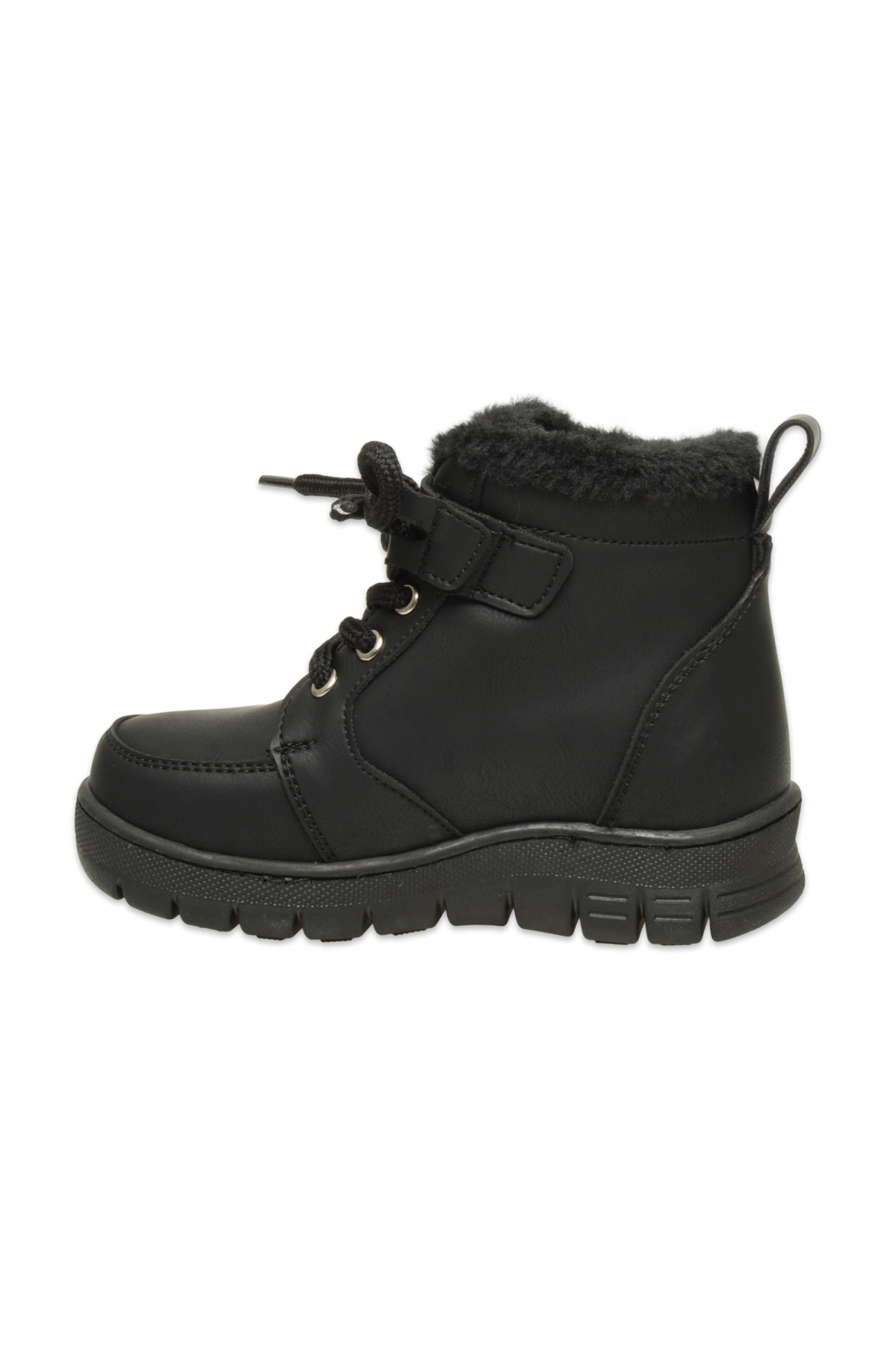 946.P25K433 Punto Patik Siyah-Beyaz Kız Çocuk Bot - Görsel 3