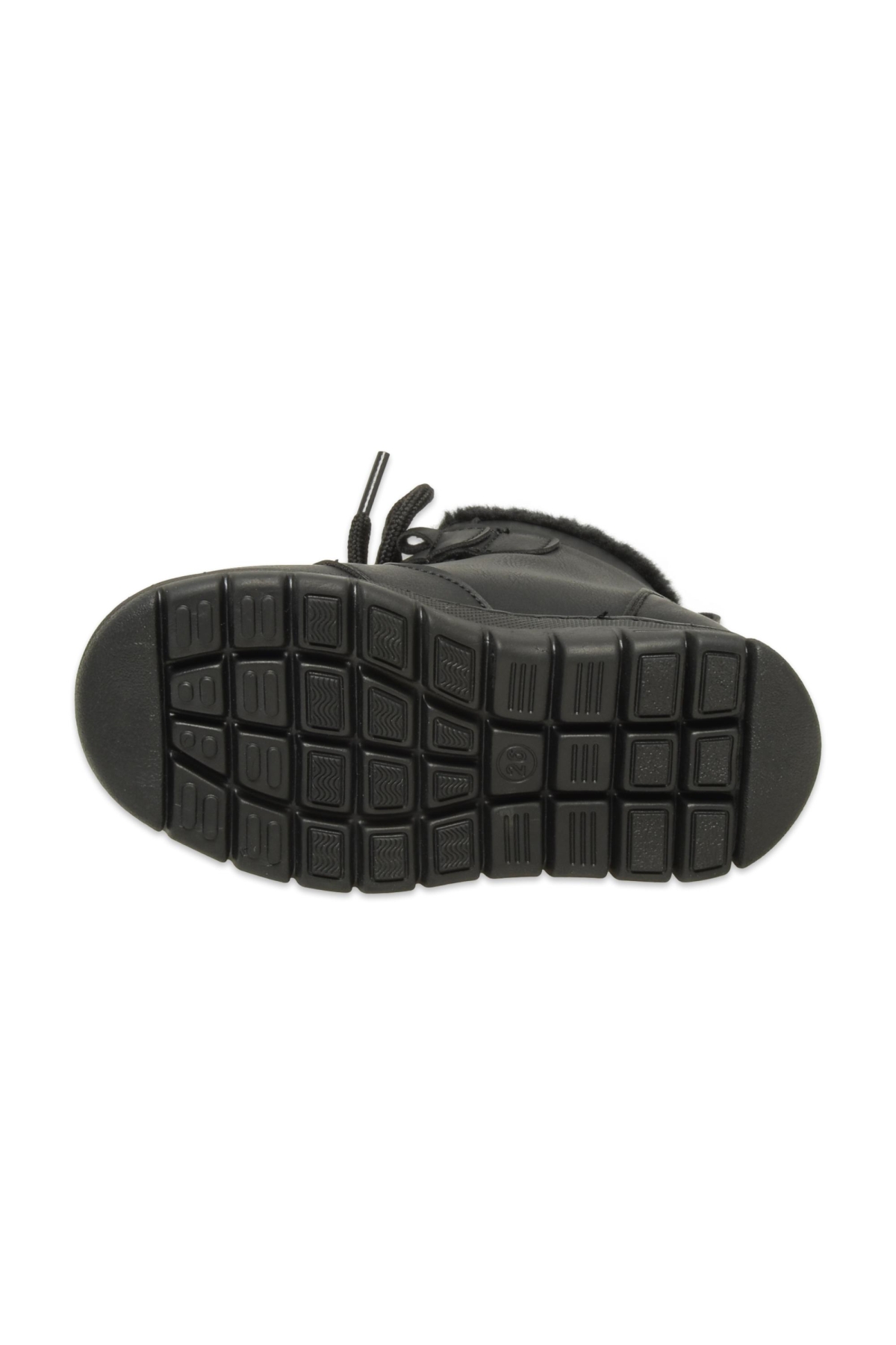 946.P25K433 Punto Patik Siyah-Beyaz Kız Çocuk Bot - Görsel 6