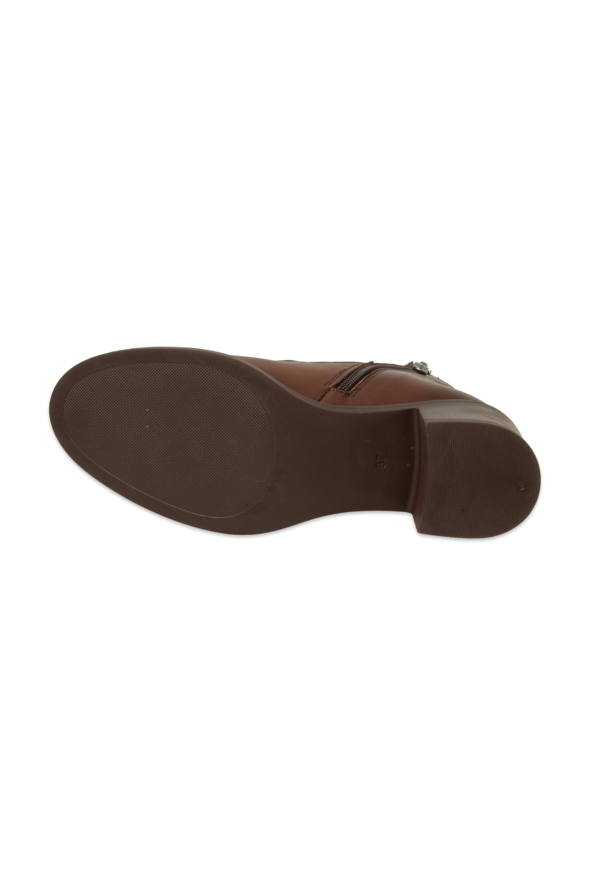 D25Kb-1910 Günlük Topuklu Kahverengi Kadın Bot - Görsel 6