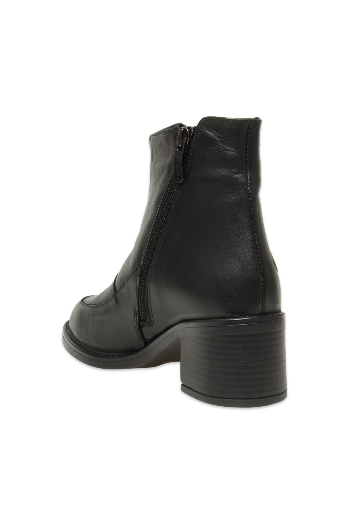 D25Kb-1910 Günlük Topuklu Siyah Kadın Bot - Görsel 5