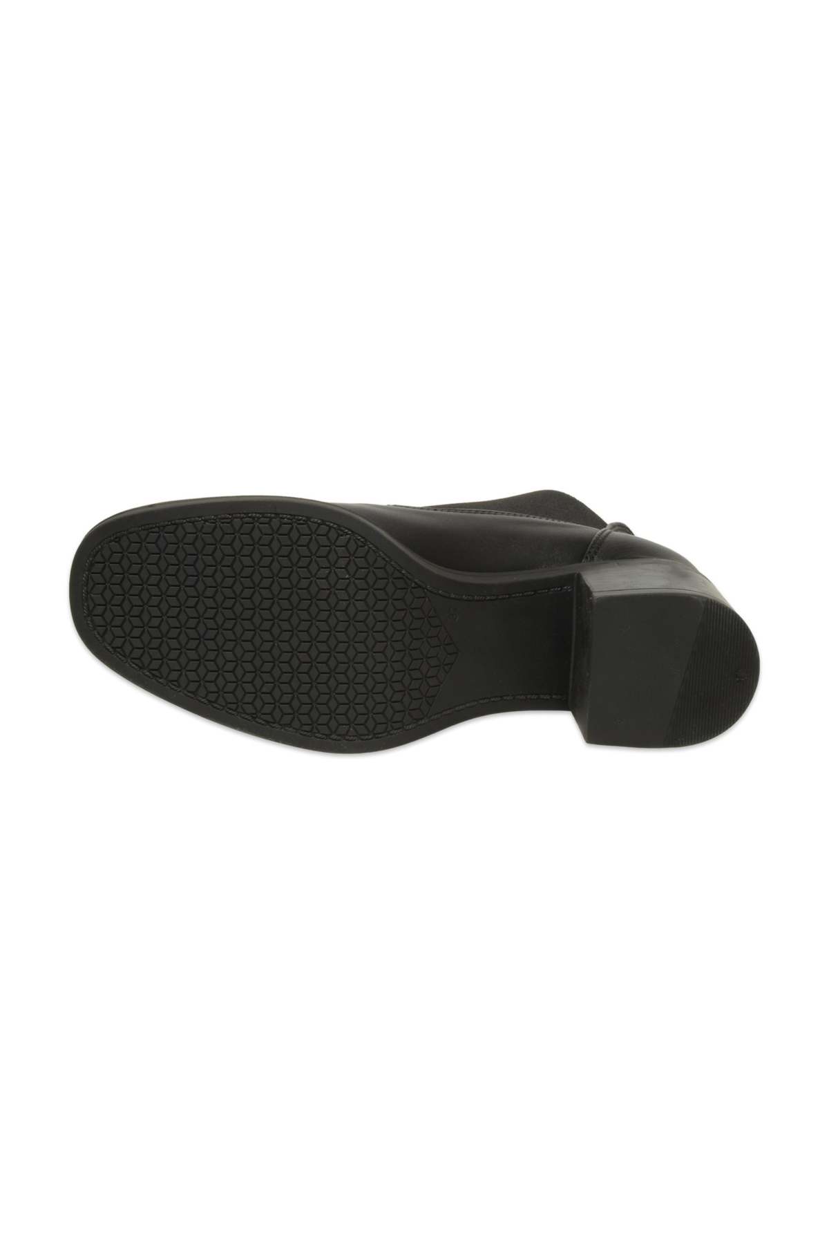 D25Kb-1805 Günlük Topuklu Siyah Kadın Bot - Görsel 6