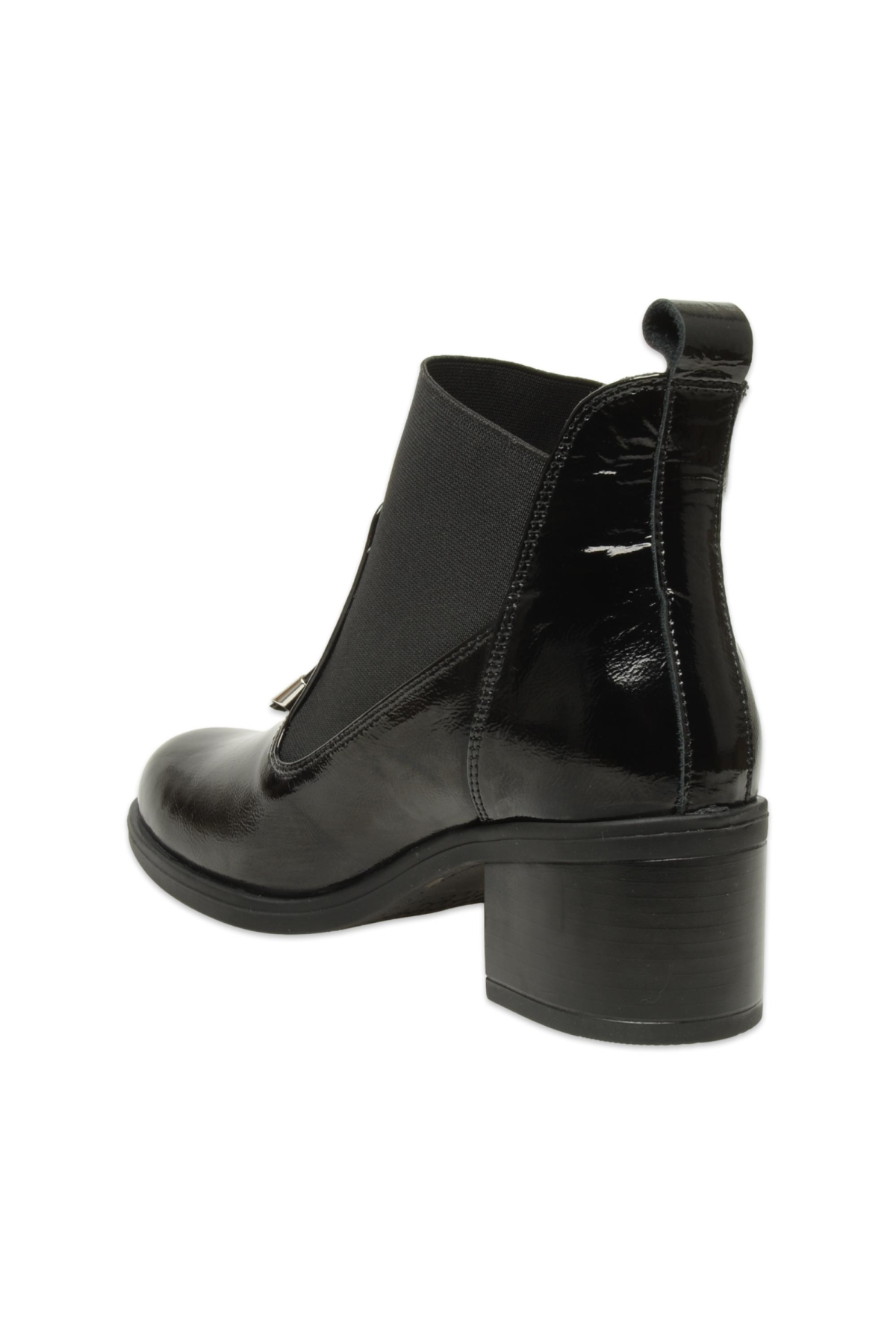 D25Kb-1805 Günlük Topuklu Siyah Kadın Bot - Görsel 5