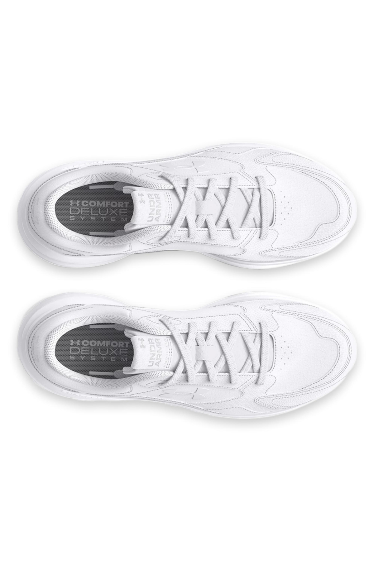 3028569Z Ua W Edge Lthr Beyaz Kadın Spor Ayakkabı - Görsel 4