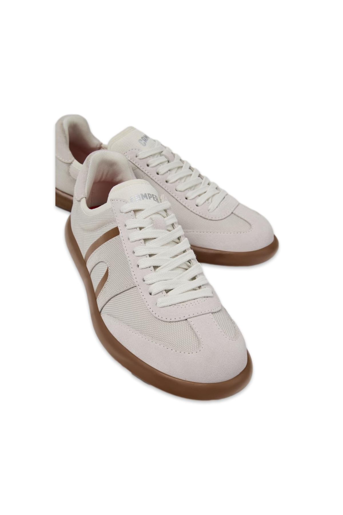 K201818 Pelotas Soller Günlük Sneakers Bej Kadın Spor Ayakkabı - Görsel 3