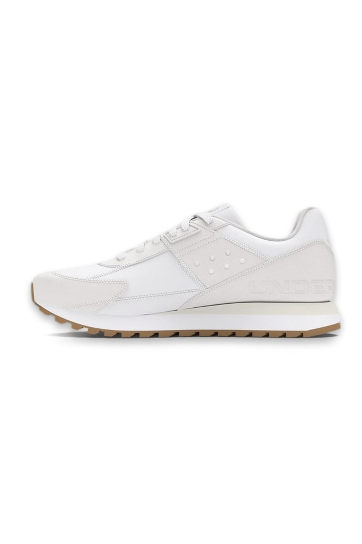 3028409 Ua Essential Runner Sneakers Beyaz Unisex Spor Ayakkabı - Görsel 5