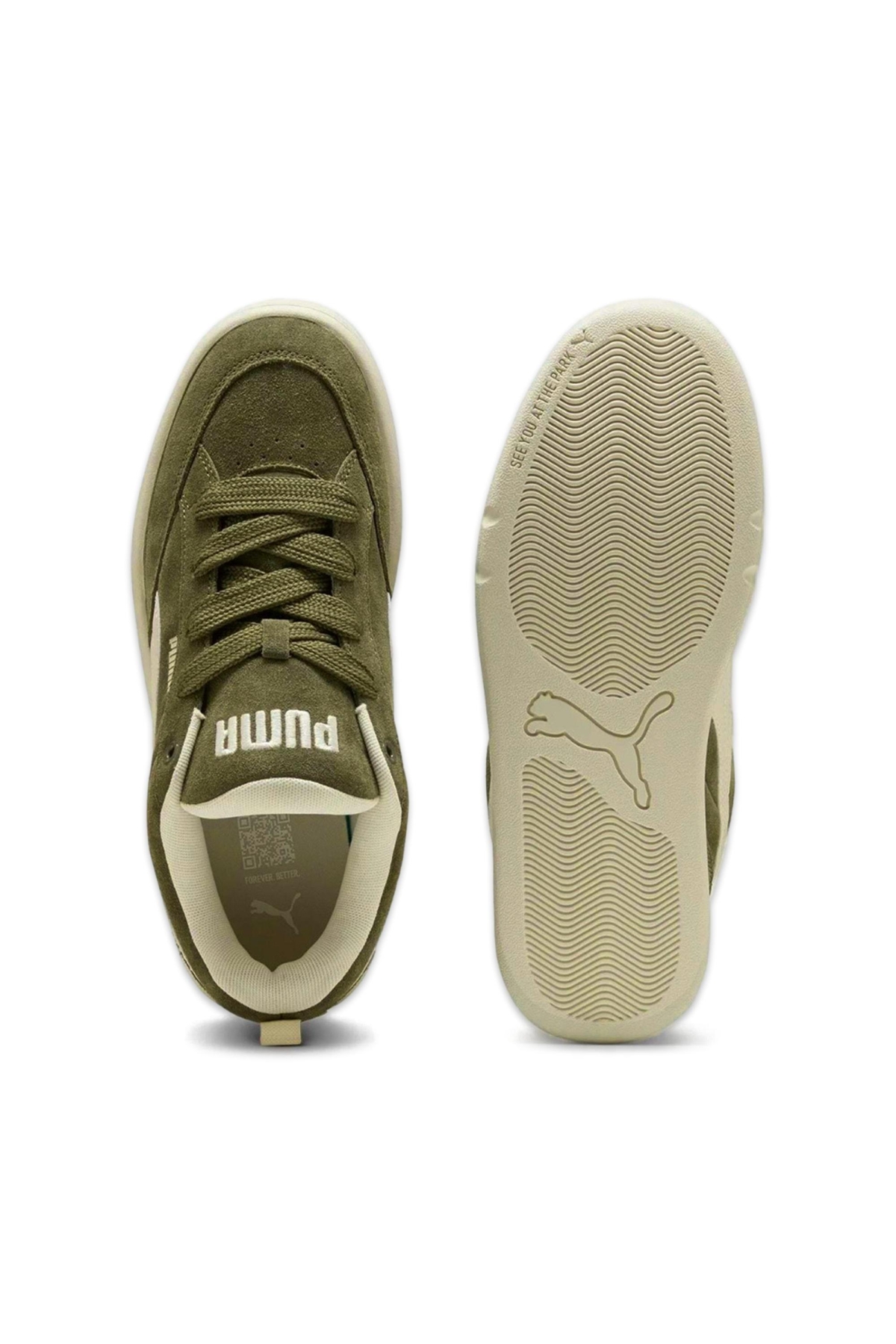 401606 Park Lifestyle Raw Günlük Haki Unisex Spor Ayakkabı - Görsel 6