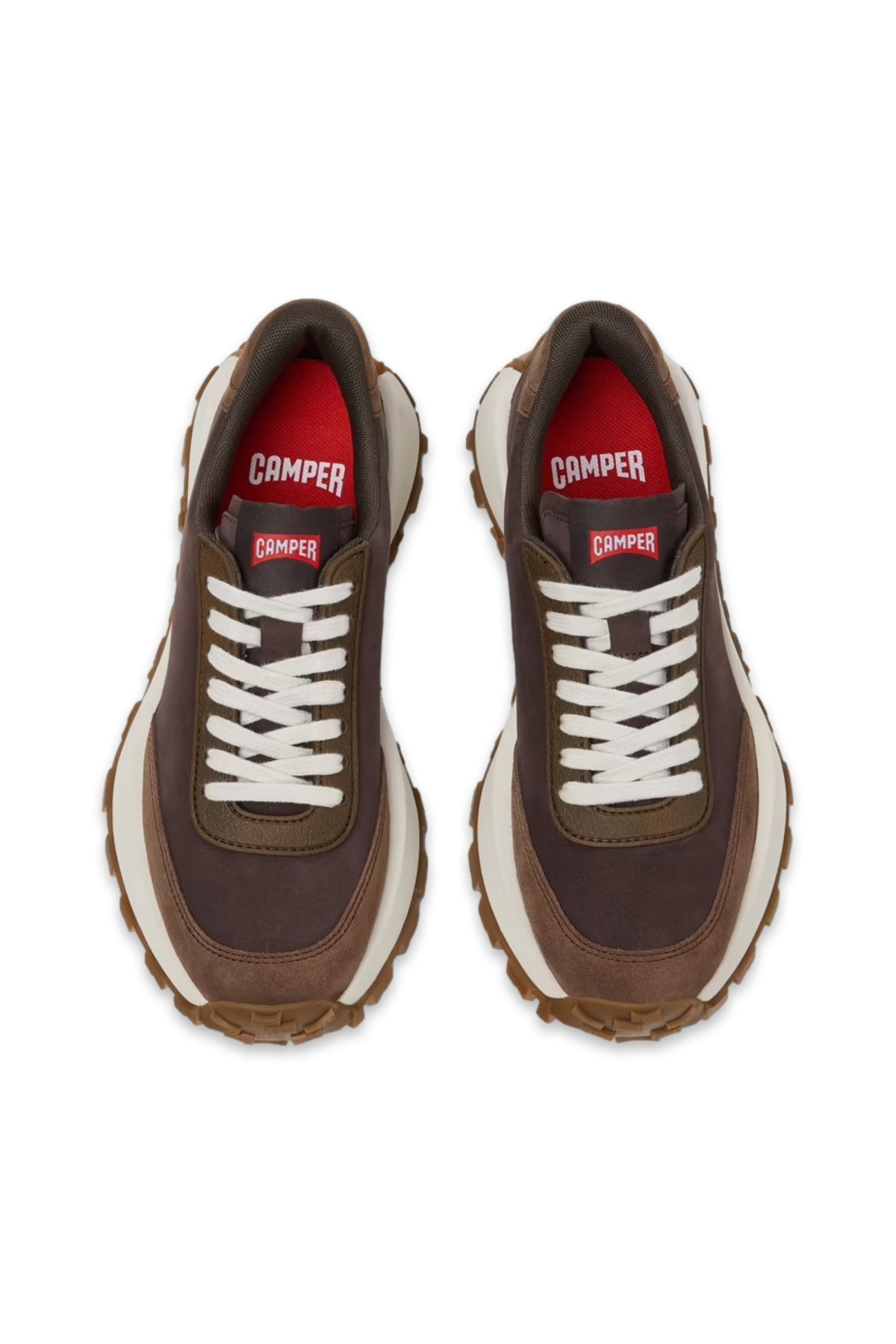 Camper Camper K201586 Drift Trail Sneakers Kahverengi Kadın Spor Ayakkabı Flo'da! Kahverengi - 4. görsel