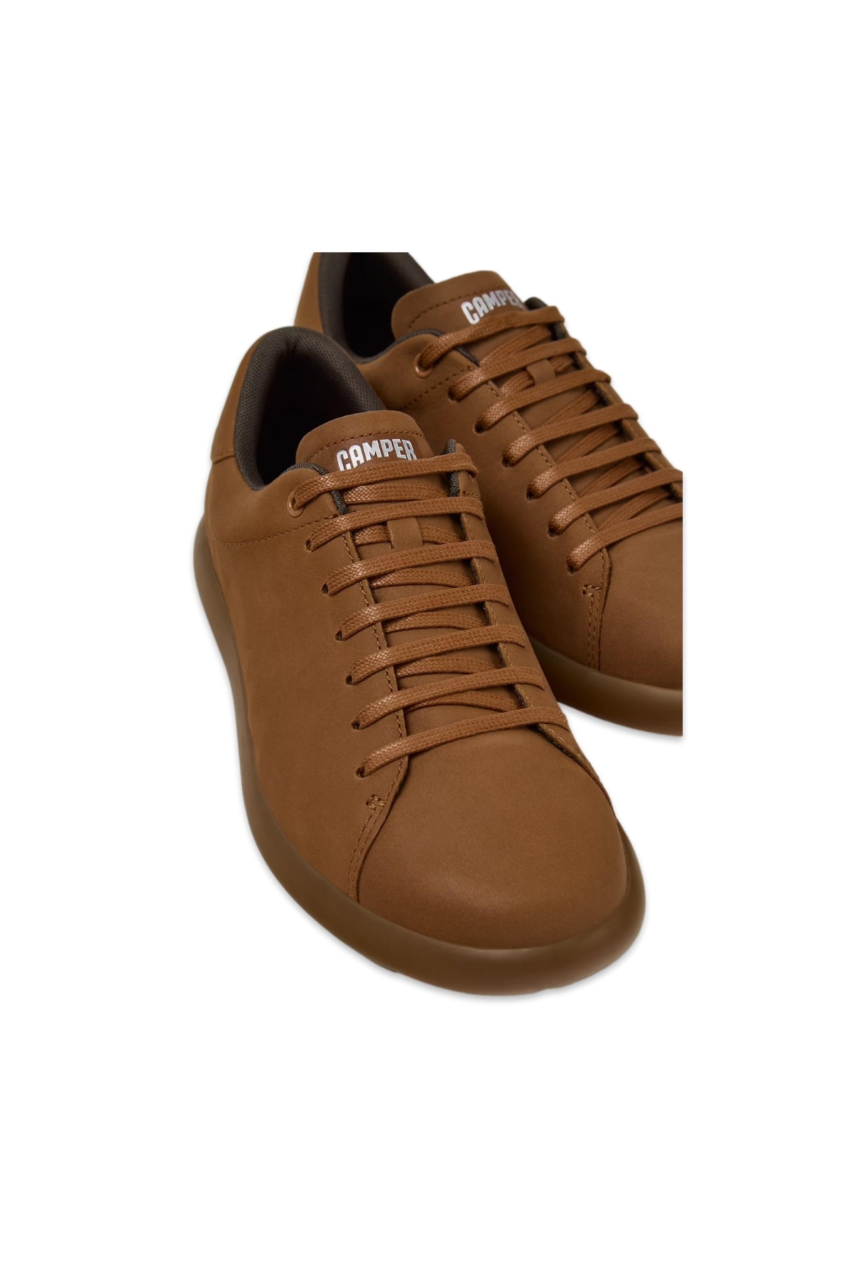 K101003 Pelotas Soller Deri Sneakers Kahverengi Erkek Spor Ayakkabı - Görsel 3