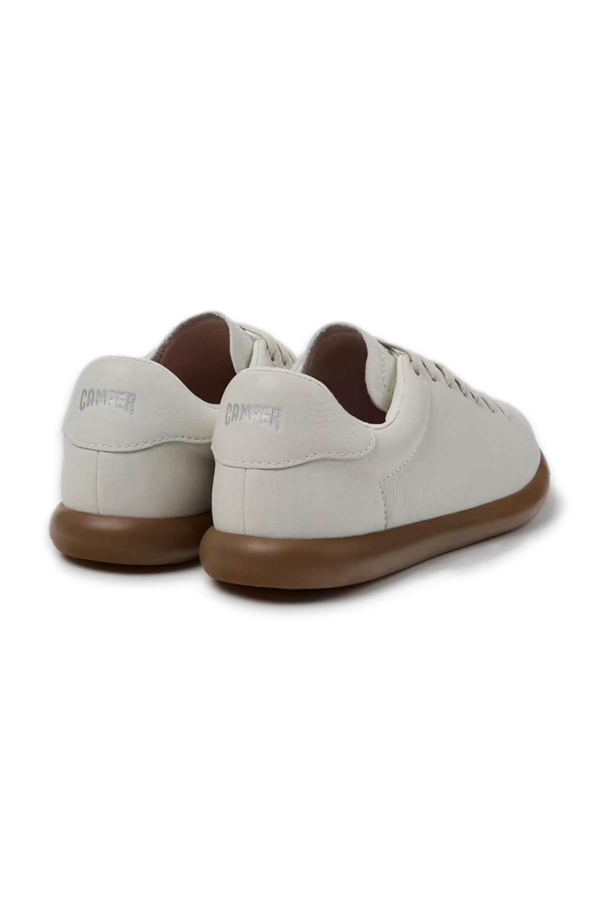 K201819 Pelotas Soller Günlük Sneakers Kırık Beyaz Kadın Spor Ayakkabı - Görsel 5