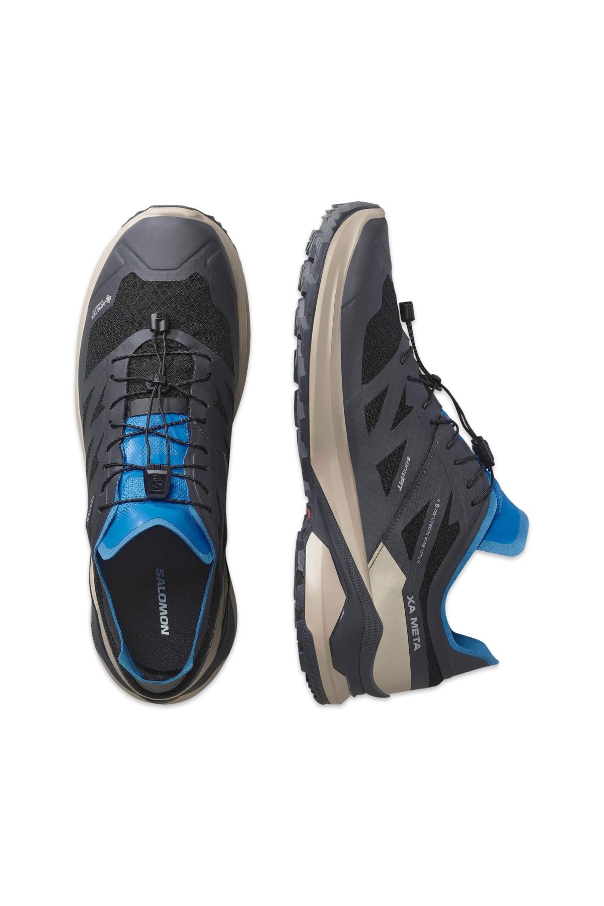 478869 Xa Meta Gore-Tex Mif Outdoor Siyah-Mavi Erkek Ayakkabı - Görsel 4