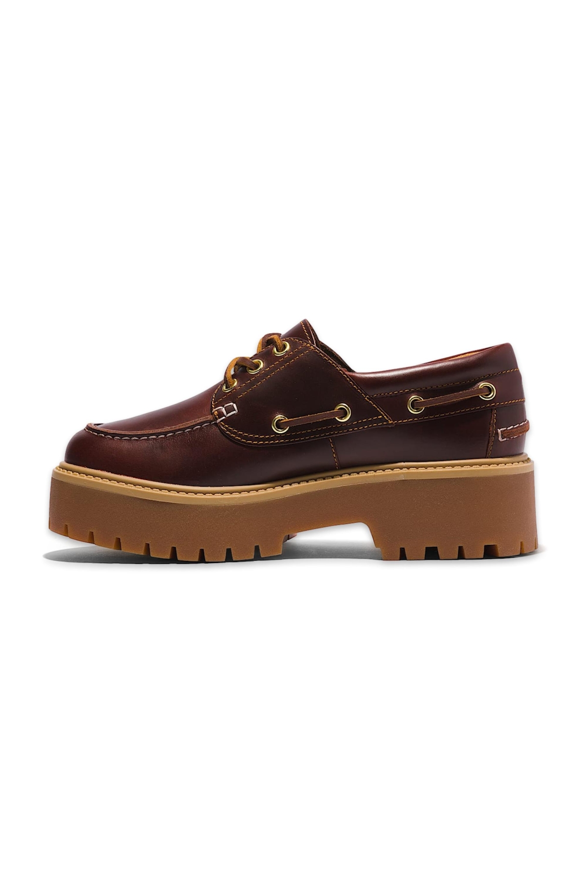 Tb0A2Qdm Stone Street Boat Shoe Bordo Kadın Ayakkabı - Görsel 4