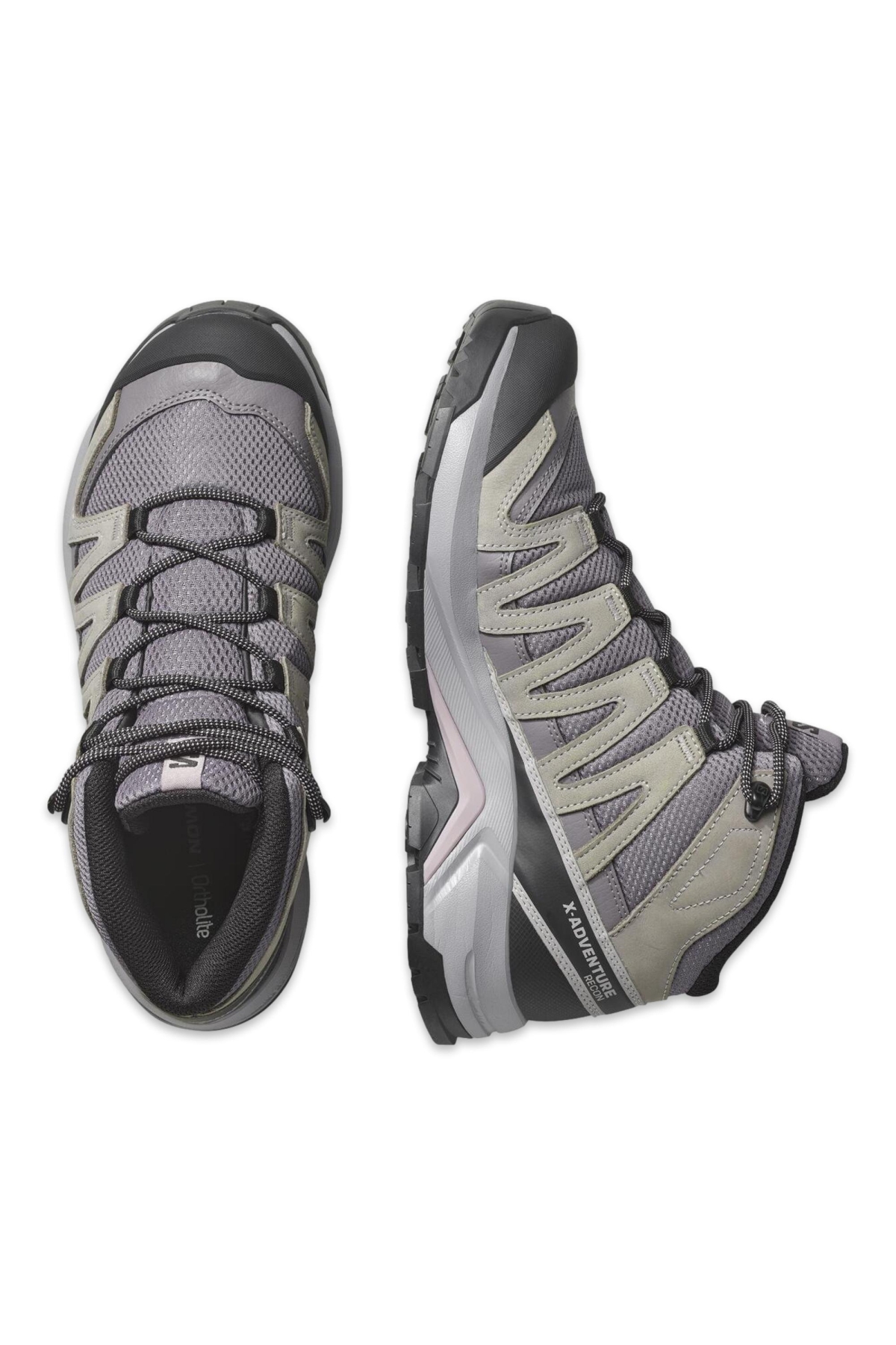 477534 X-Adventure Recon Mid Gore Tex Outdoor Gri-Yeşil Kadın Bot - Görsel 4