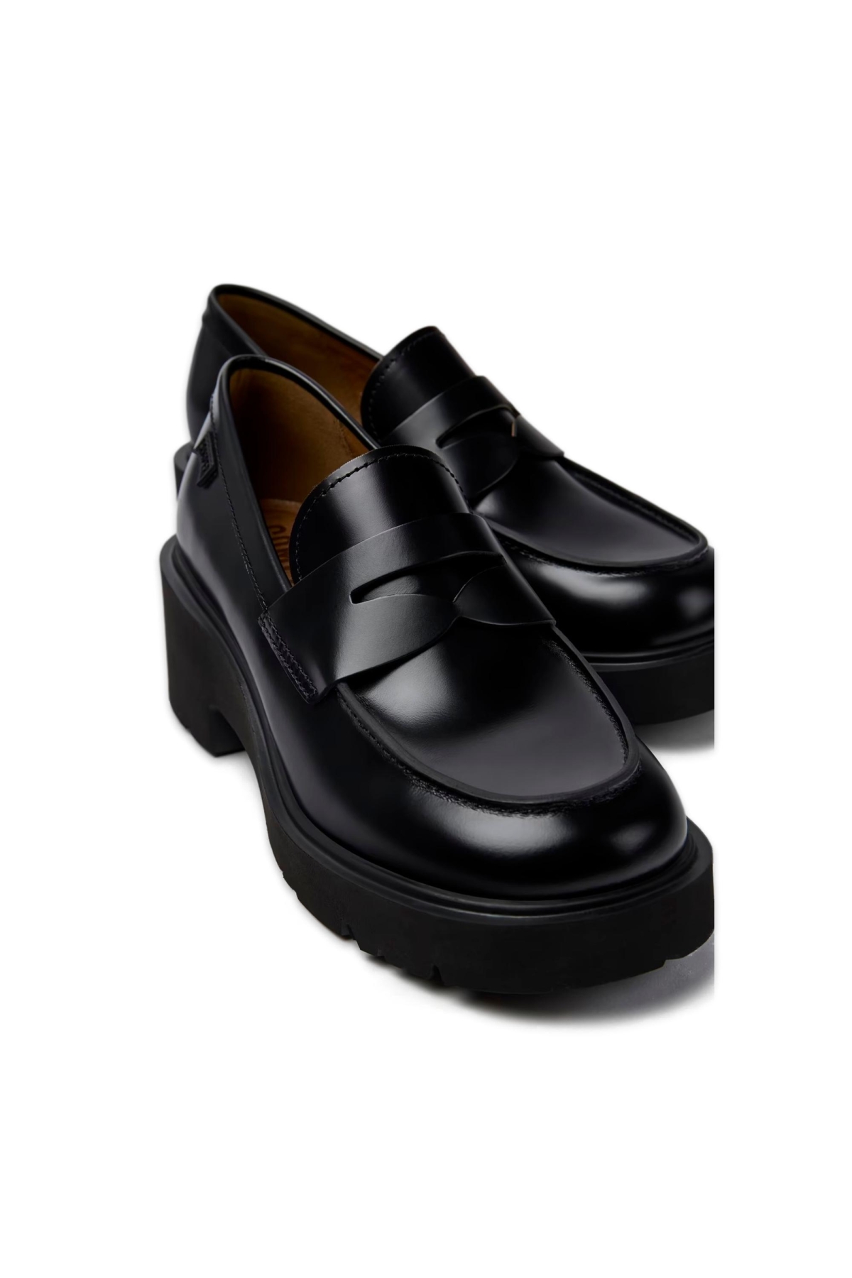 K201425 Milah Makosen Deri Siyah Kadın Ayakkabı - Görsel 3