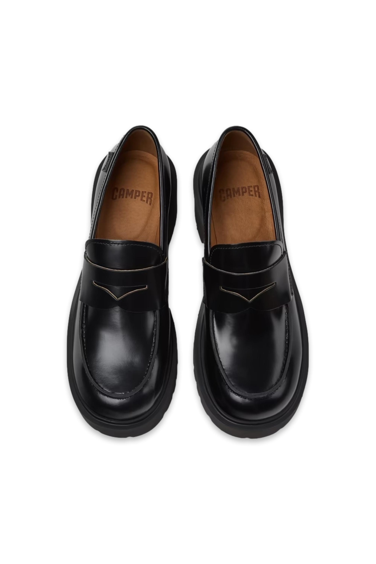 K201425 Milah Makosen Deri Siyah Kadın Ayakkabı - Görsel 4